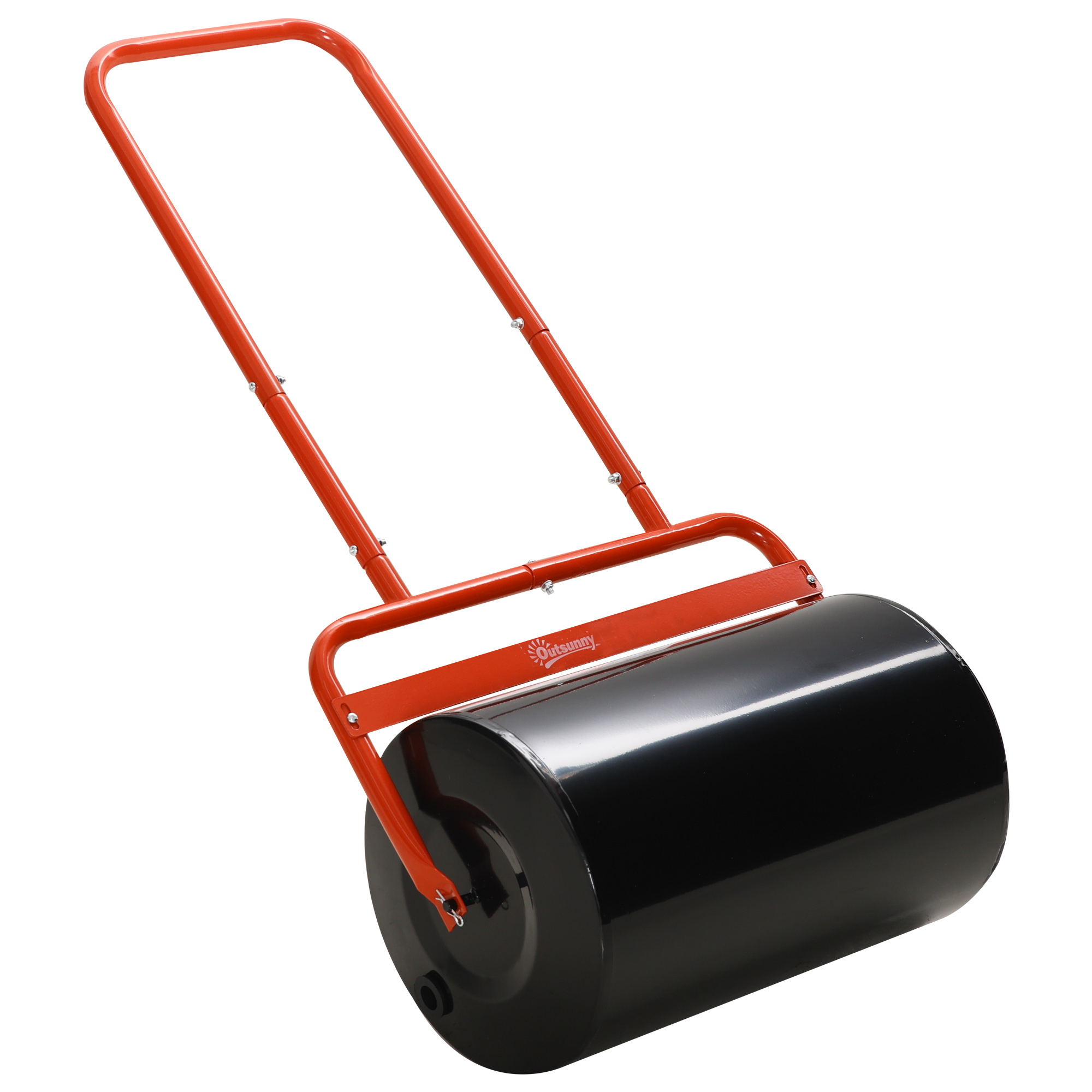 Combination Push/Tow Lawn Roller Filled with 38L Sand (62kg) or Water, Perfect for the Garden, Backyard 32 x 50cm Roller