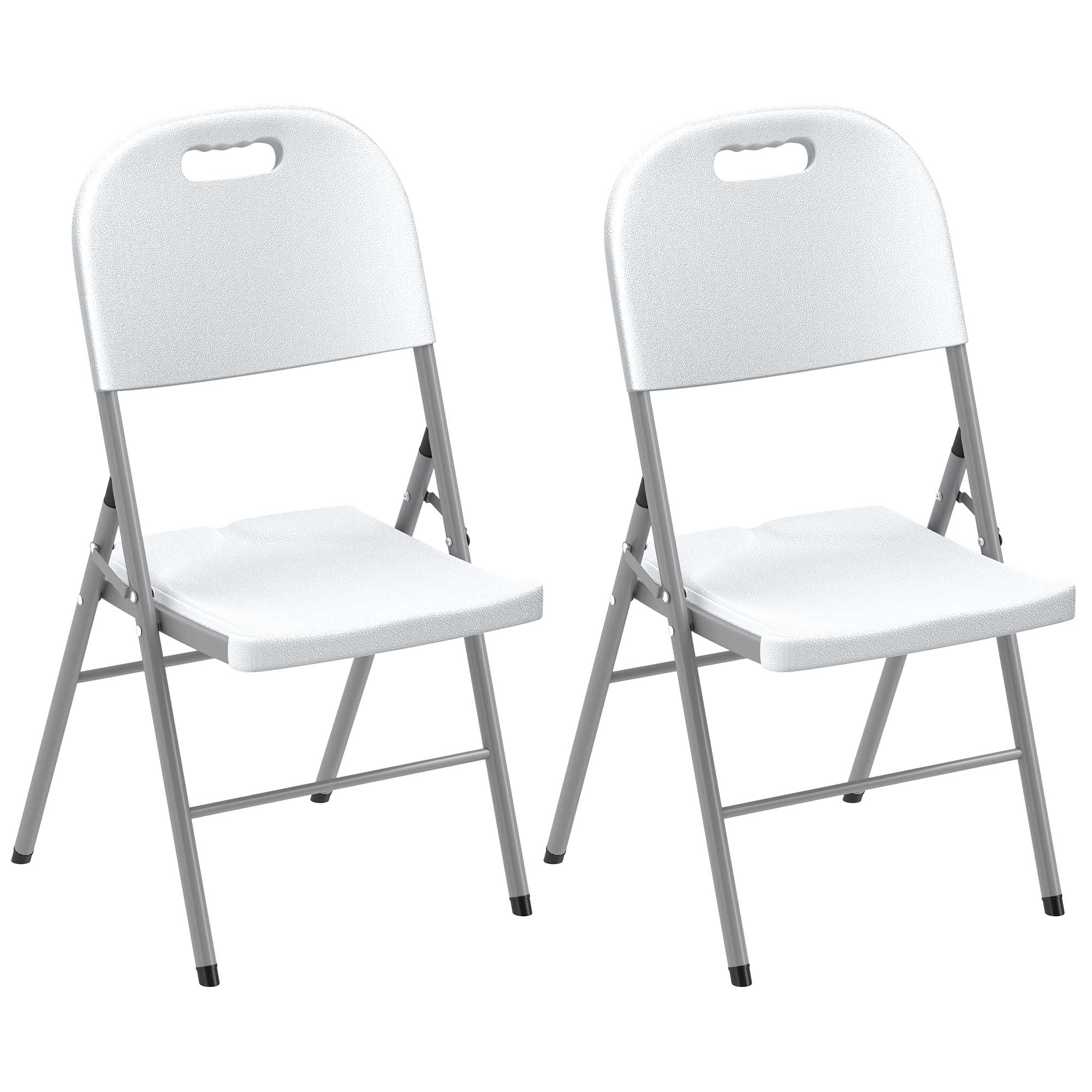 SUNVISTA Set of Two Foldable Outdoor Chairs - White