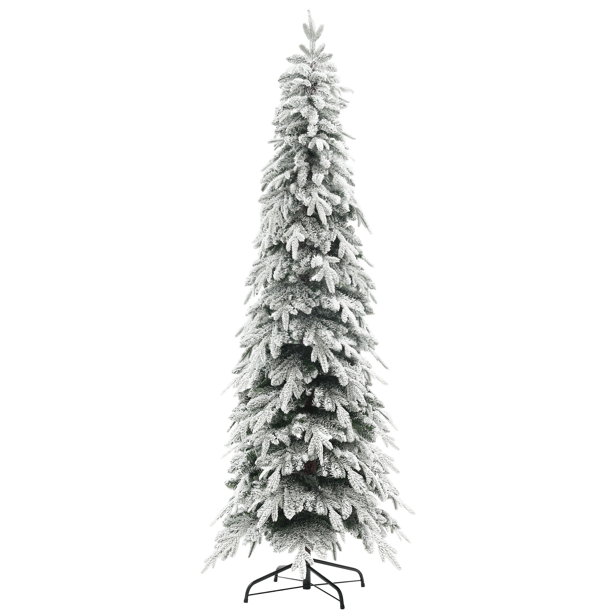 Scott 7ft Pencil Artificial Christmas Tree with Downswept Branches - Green