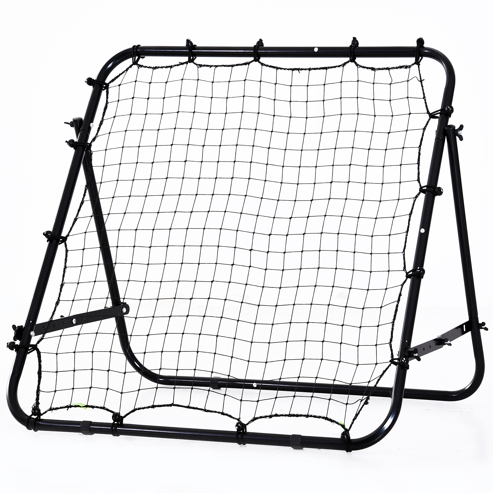 Adults Football Training Aid Multi-Sports Practice W/PE Mesh Metal Tube, 108W x 100D x 65Hcm-Black