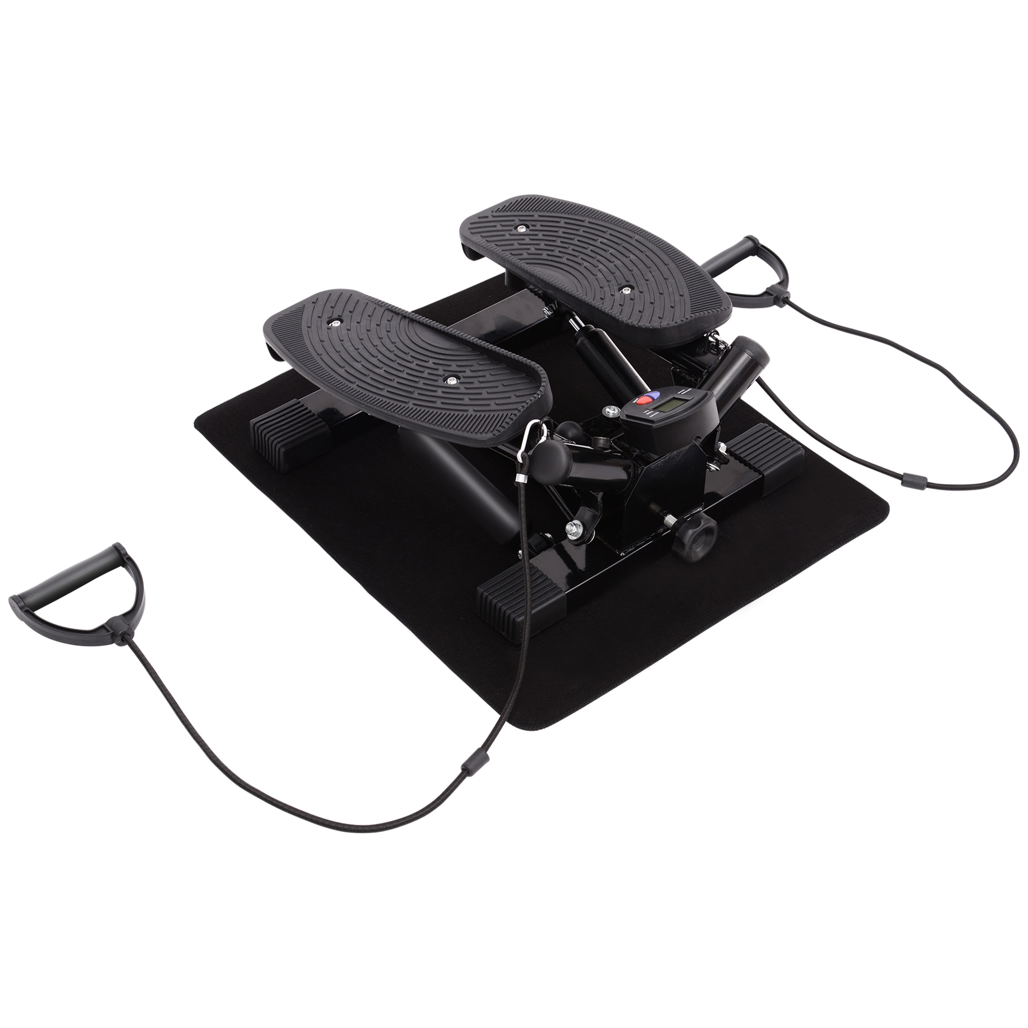 Mini Stepper Exercise Stepper Machine Legs Arms Thigh Toner Toning Machine Workout Training Fitness Stair Steps New Black