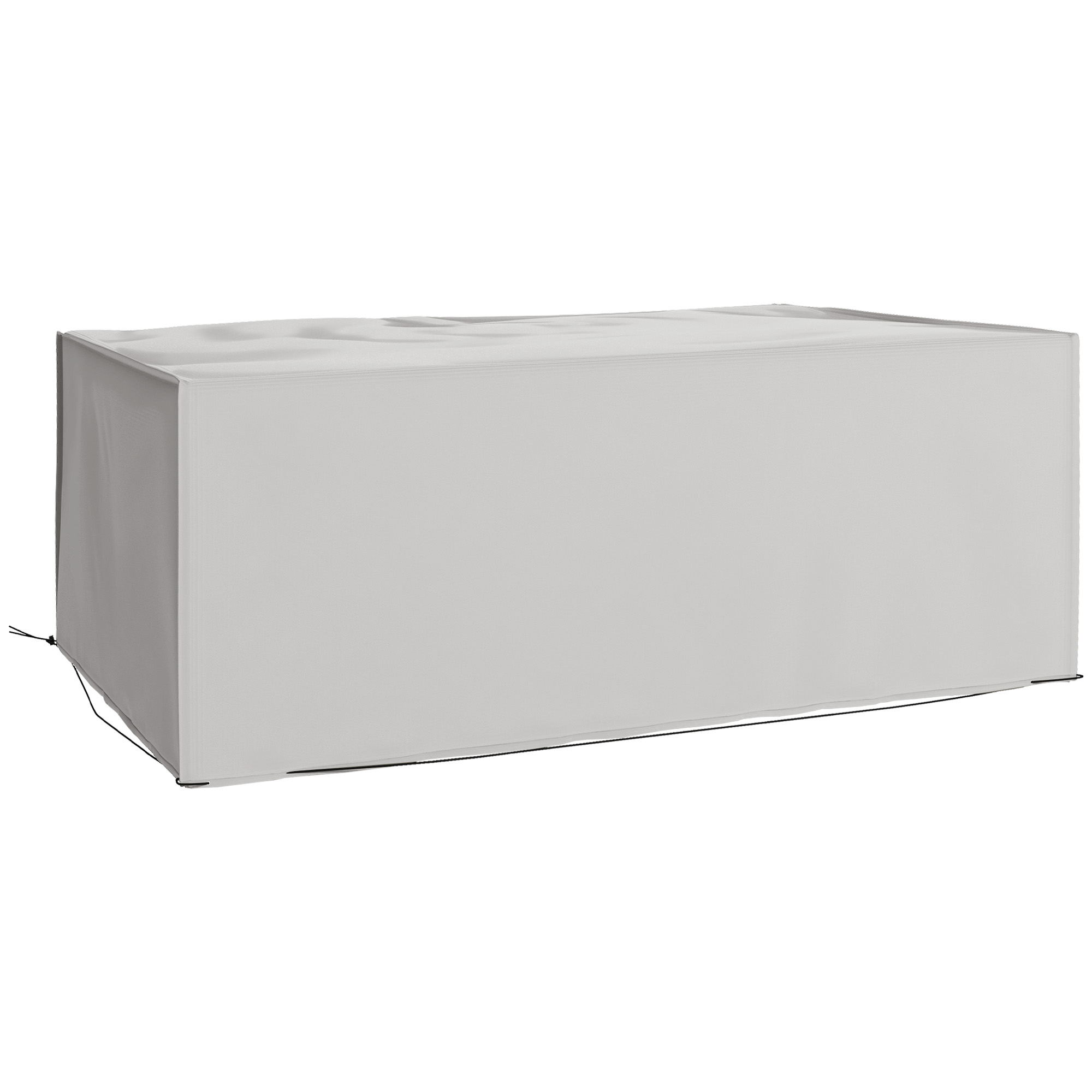600D Oxford Patio Set Cover Outdoor Garden Rattan Furniture Protection Cover Protector Waterproof Anti-UV Grey 210L x 140W x 80Hcm