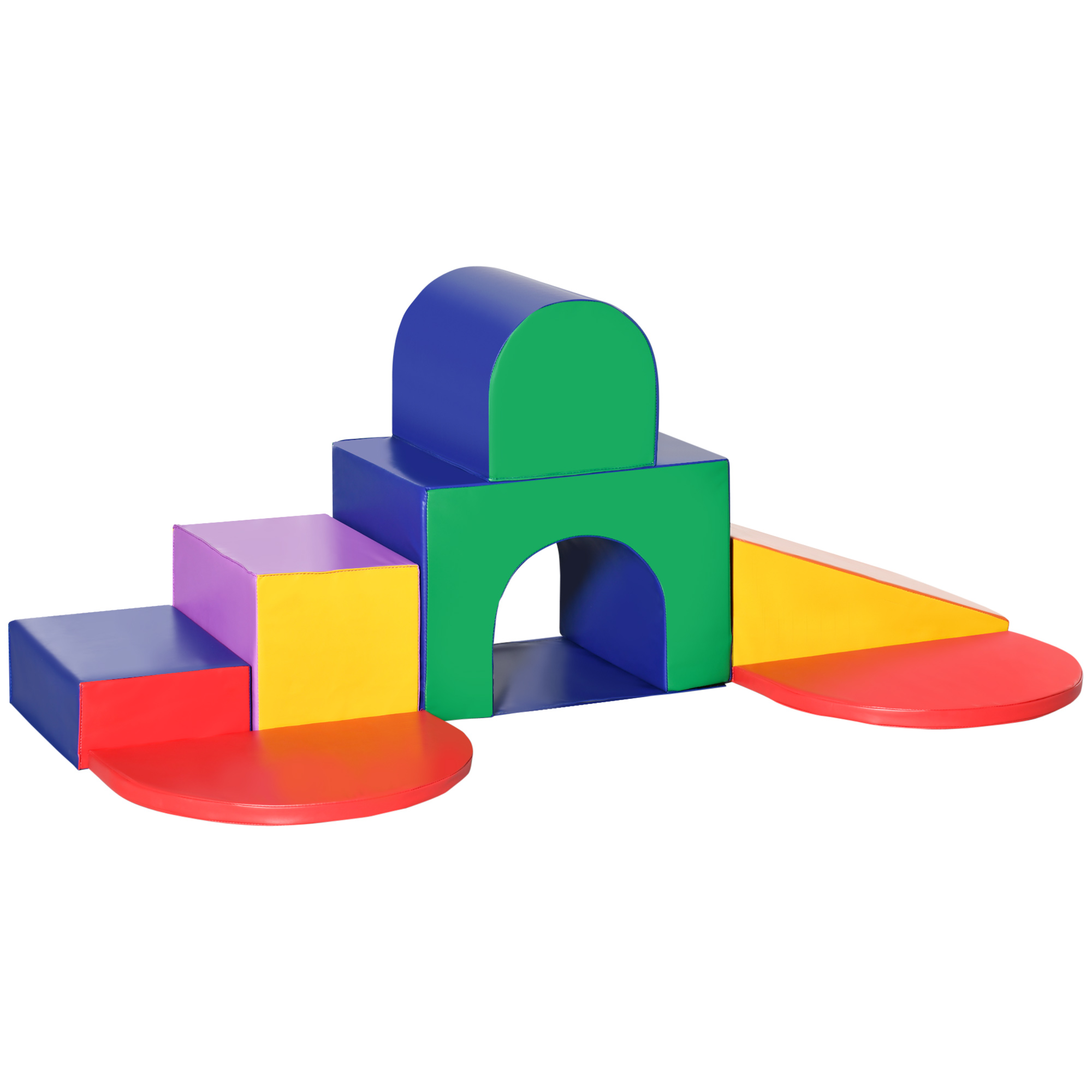 Seven Piece Kids Soft Playset, for Toddlers - Multicoloured