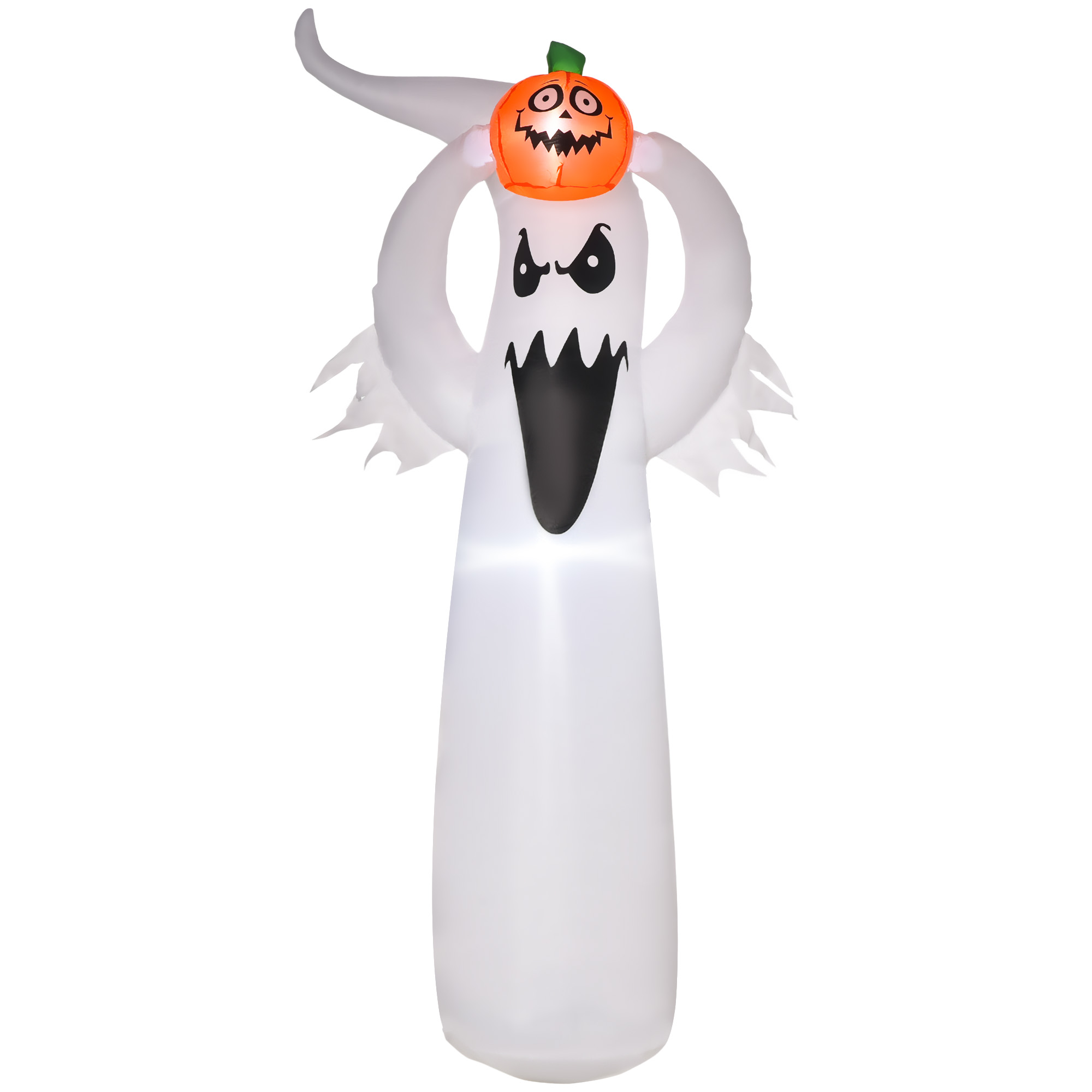 Yangon 1.8m LED Halloween Inflatable Ghost & Pumpkin Decoration