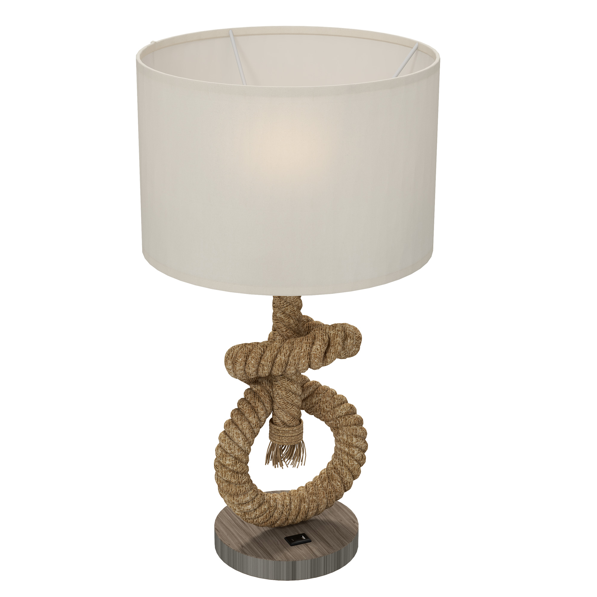 Nautical LED Table Lamp with USB Charging Port