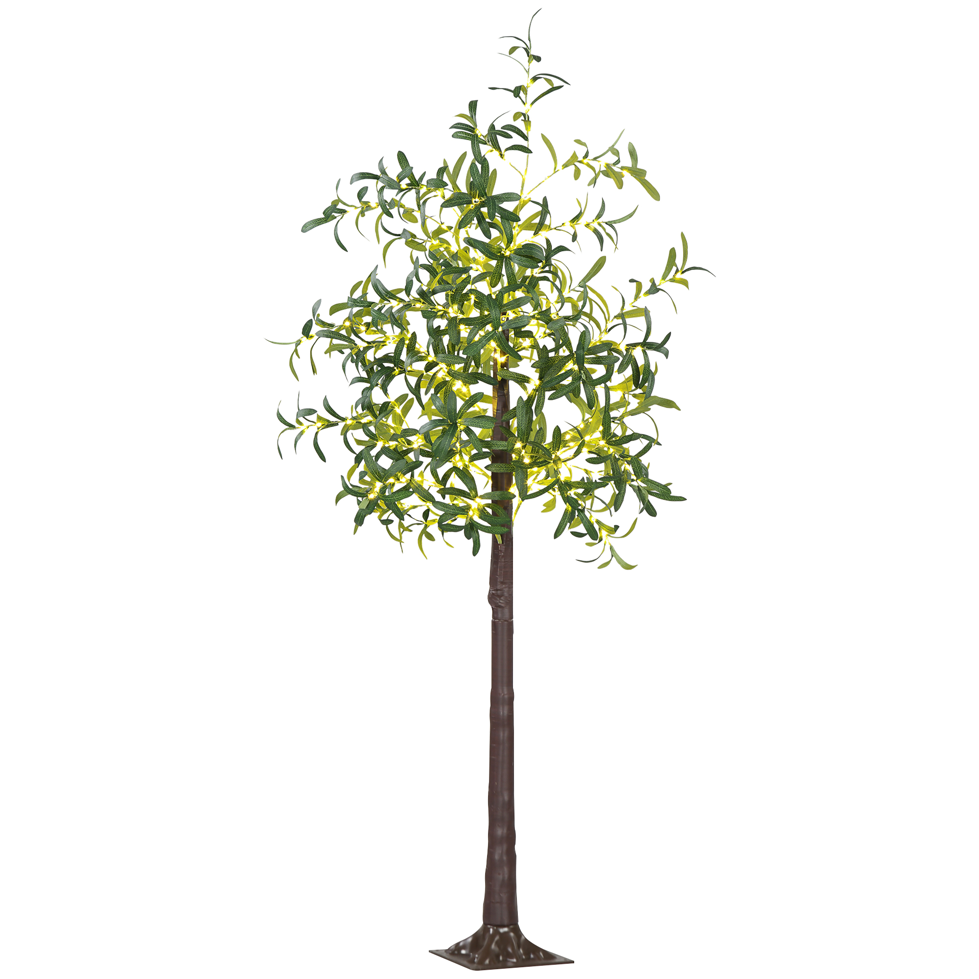 Scott 6ft Olive Tree with 300 LED Indoor Party Decoration Lights - Green