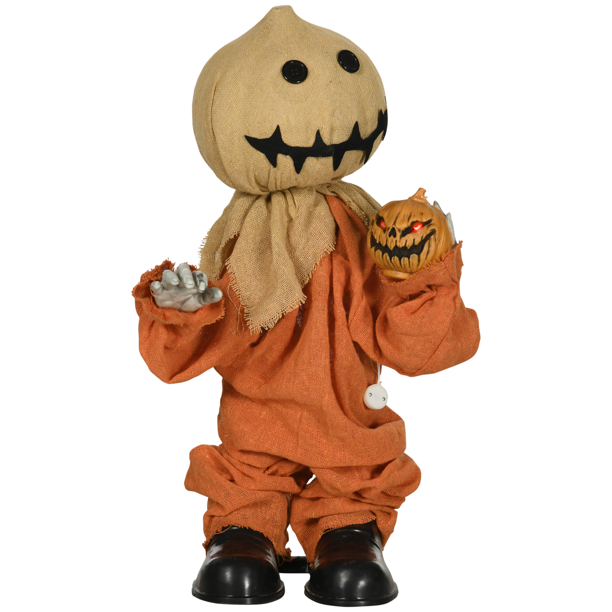 Yangon 80cm Animated Halloween Scarecrow Decoration - Mulit Colour