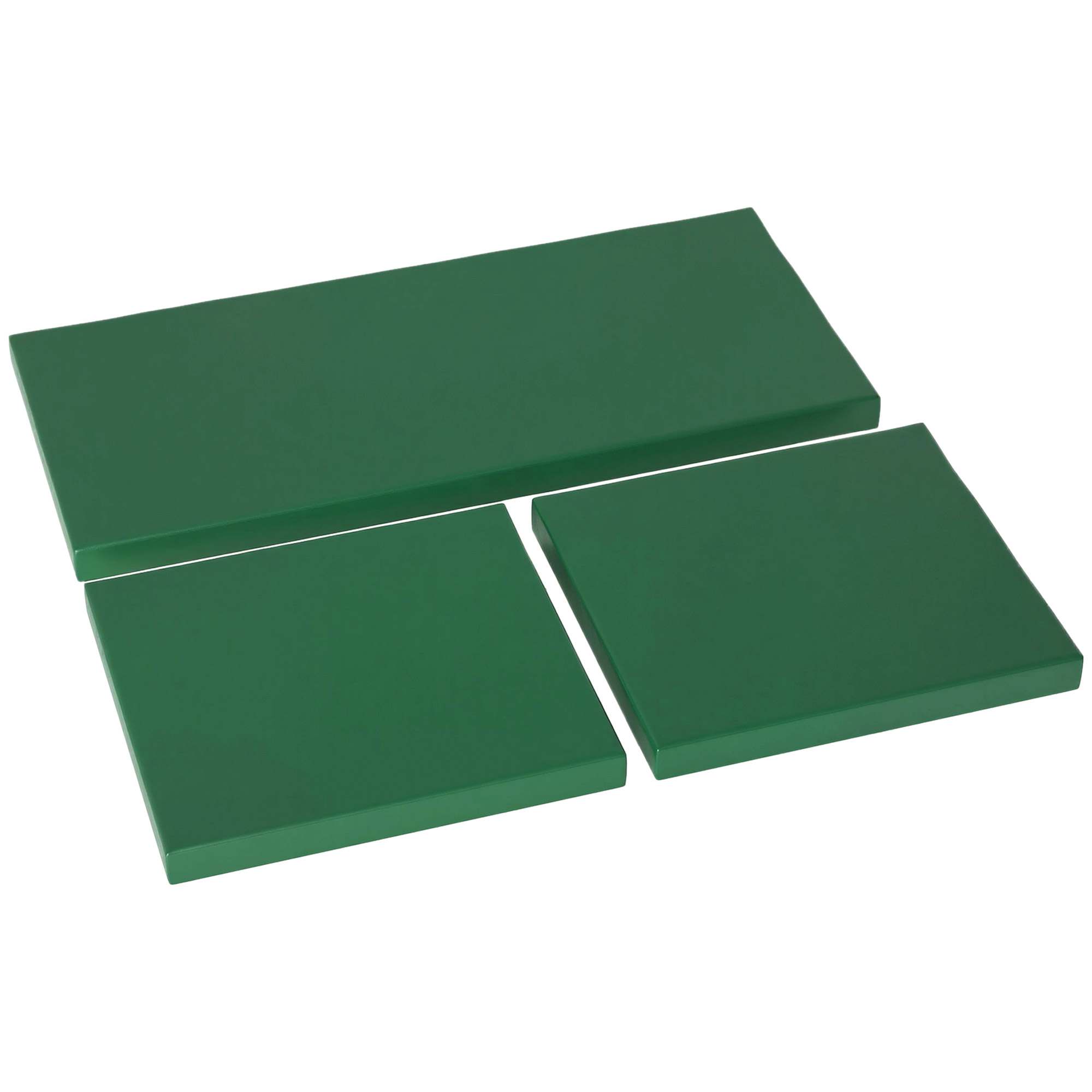 SUNVISTA Outdoor Seat Cushion Pads for Rattan Furniture, 3 PCs Garden Furniture Cushions, Green