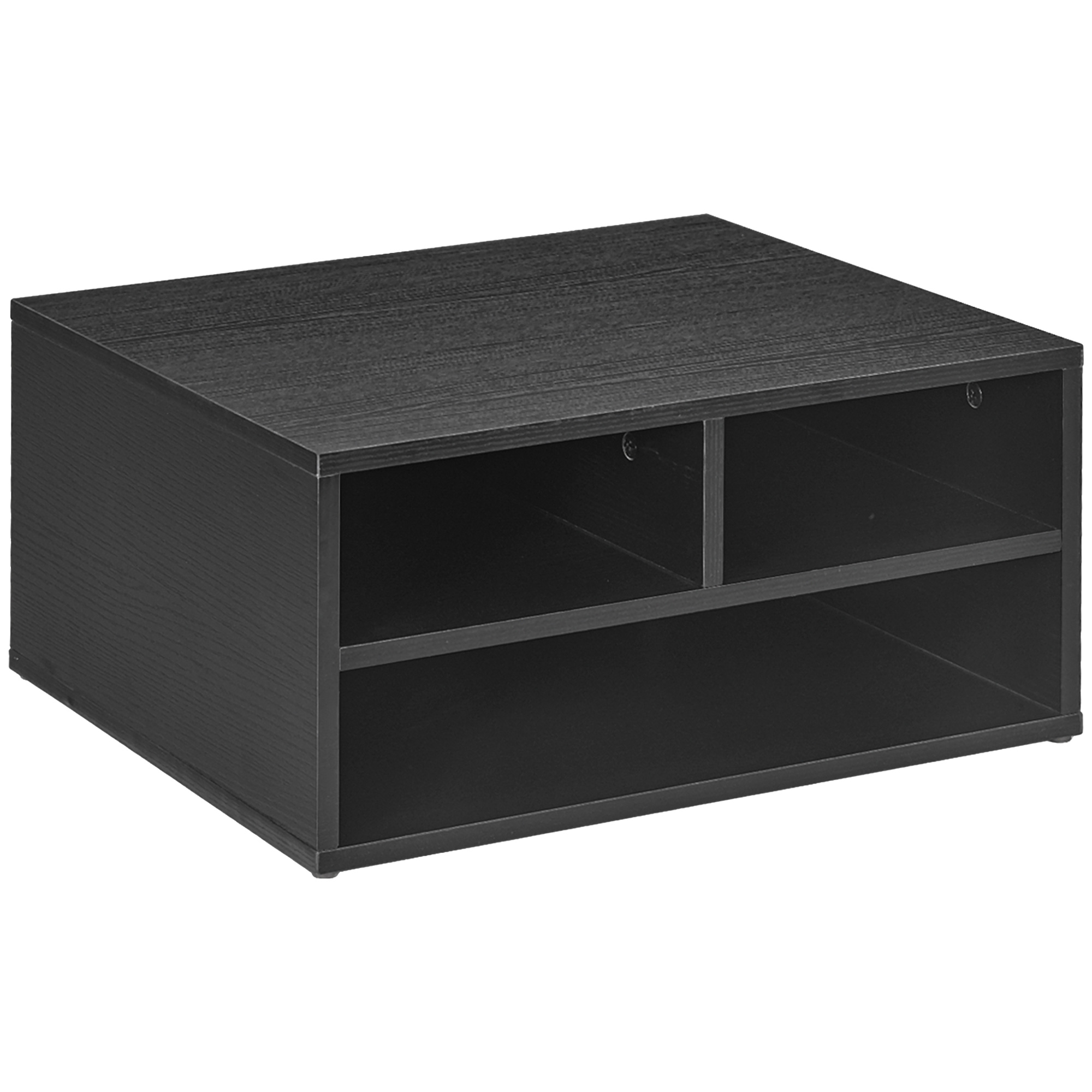 Scott Desktop Printer Stand with Storage 2-Tier Desk Organizer - Black