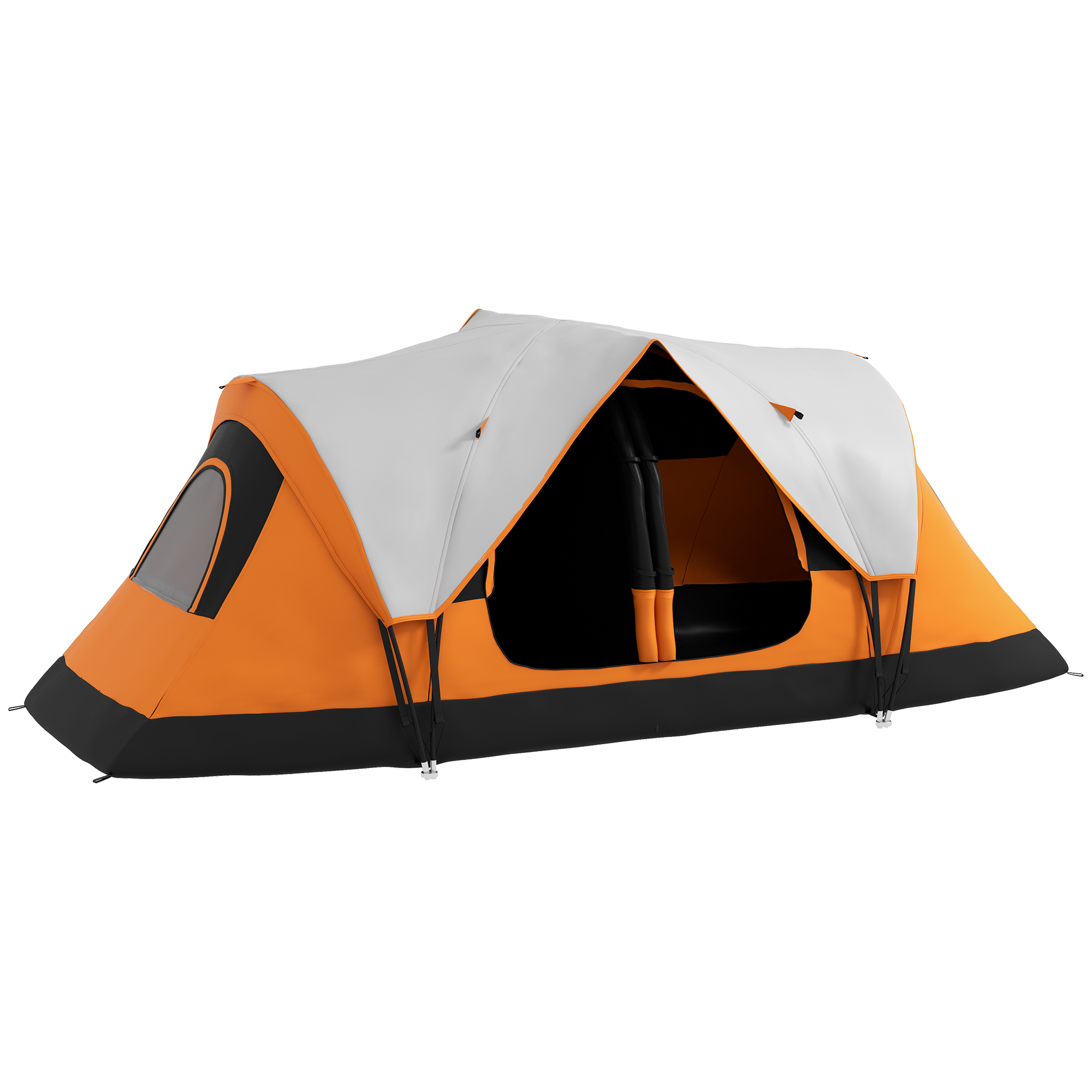Jones Camping Tent for 6-8 Man - Orange