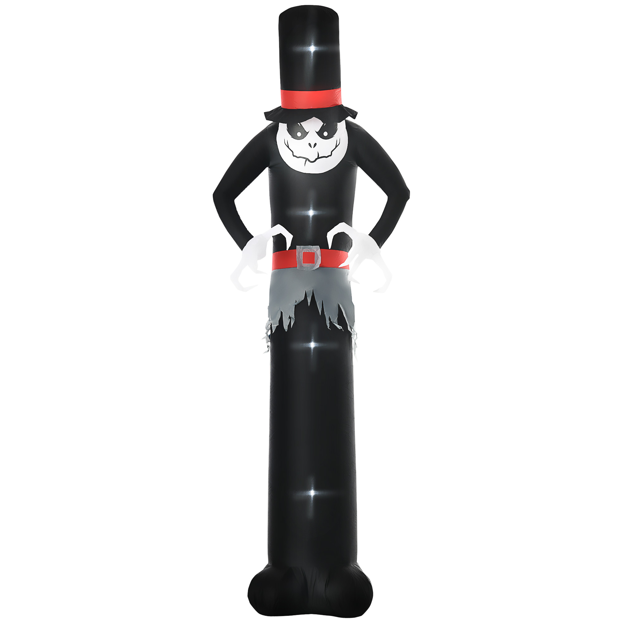 Yangon 10ft LED Halloween Inflatable Skinny Ghost