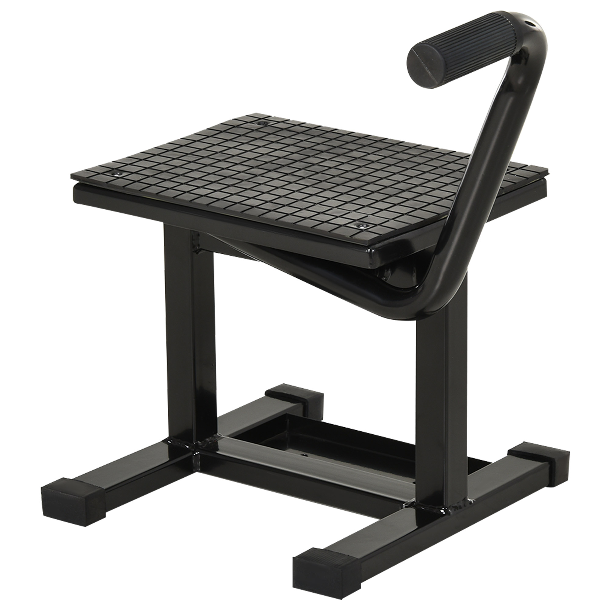Faune Steel Motorbike Jack Lift with Adjustable Height - Black