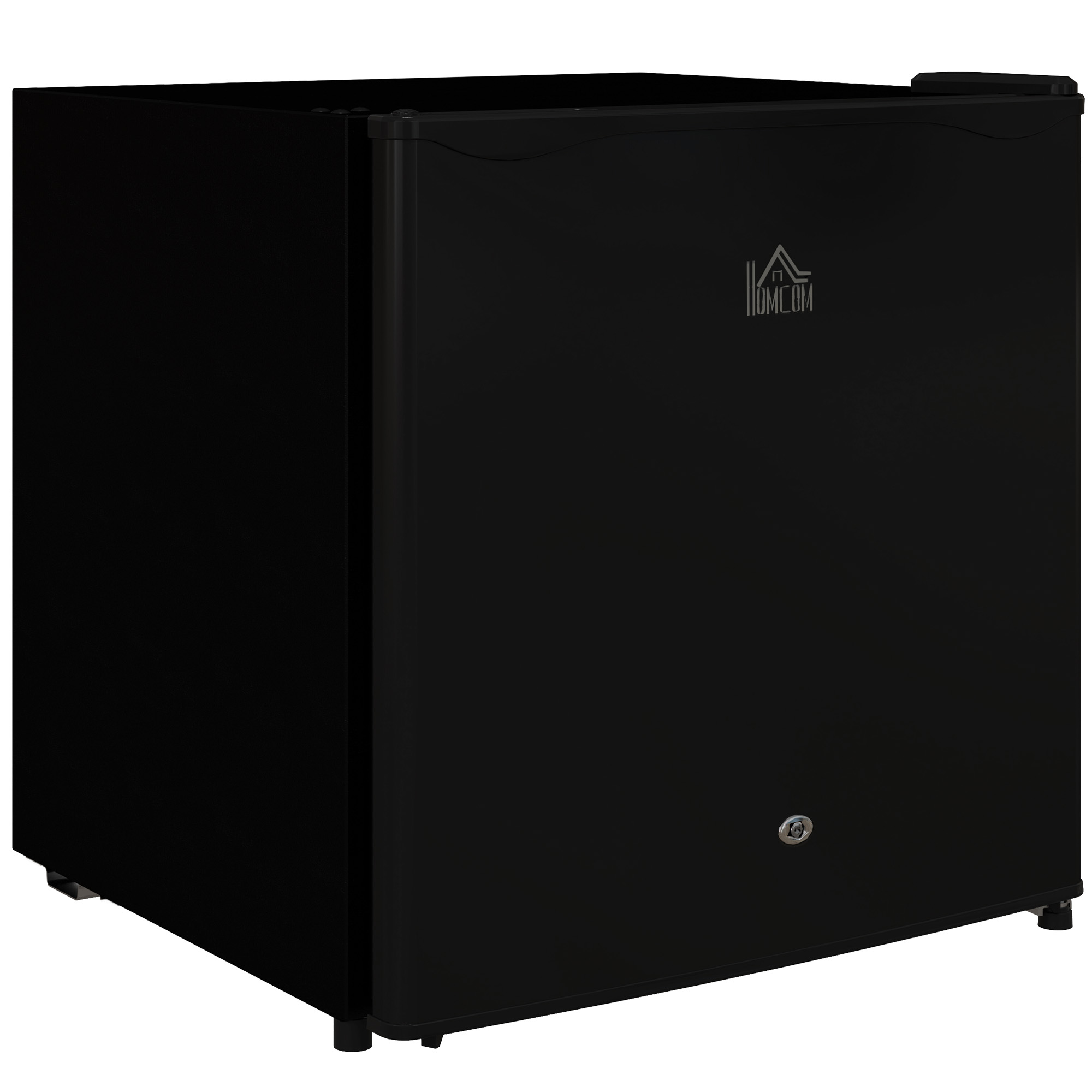 HERON 46 Litre Lockable Countertop Fridge - Black