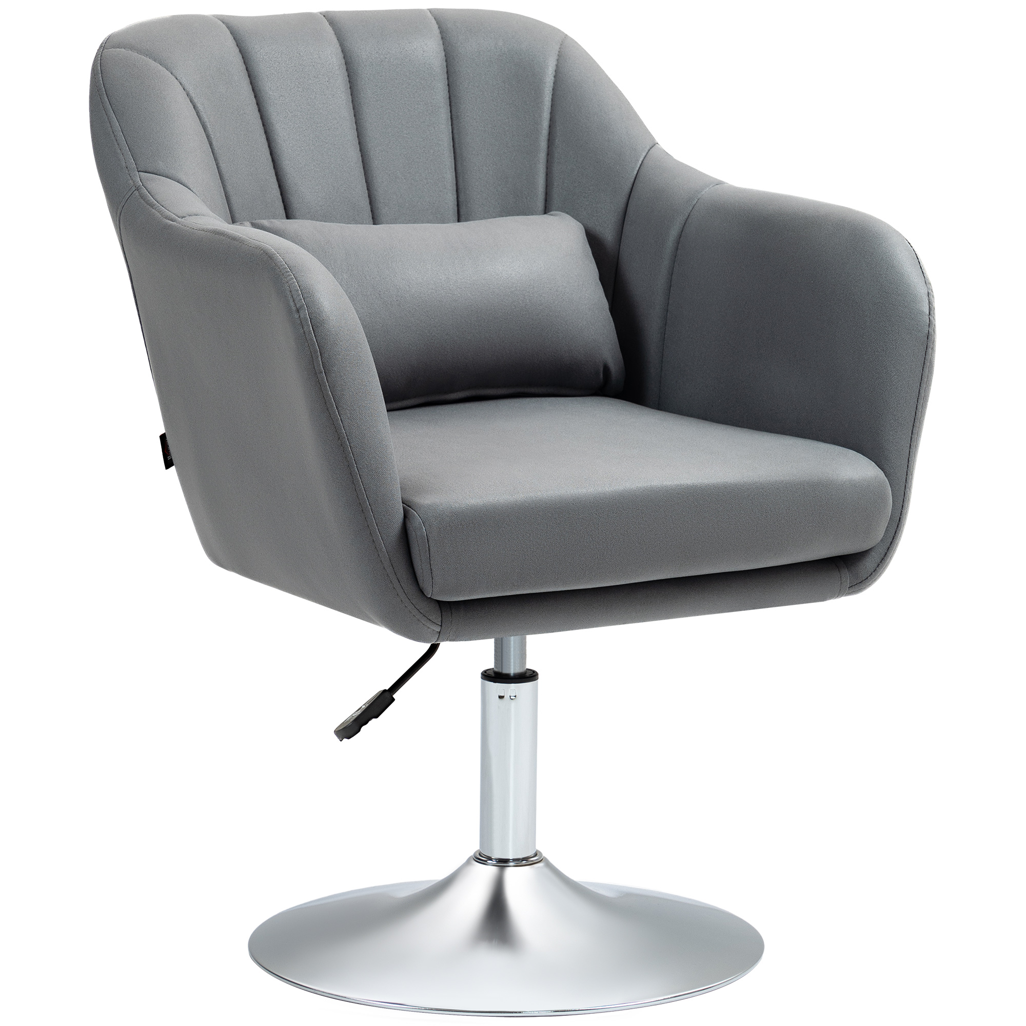Scott Accent Chair for Living Room with Adjustable Height Cushion - Grey