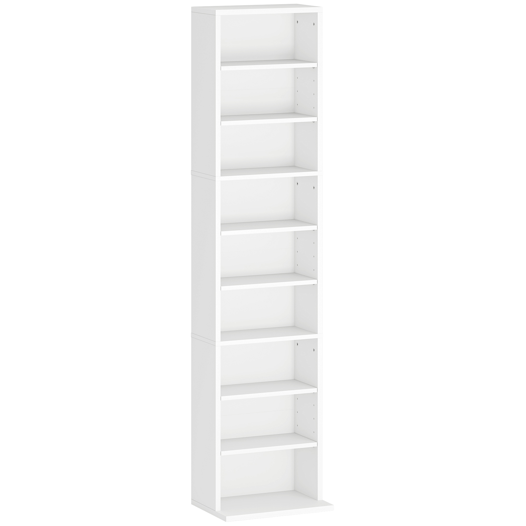 HERON 260 Narrow CD Storage Unit - White