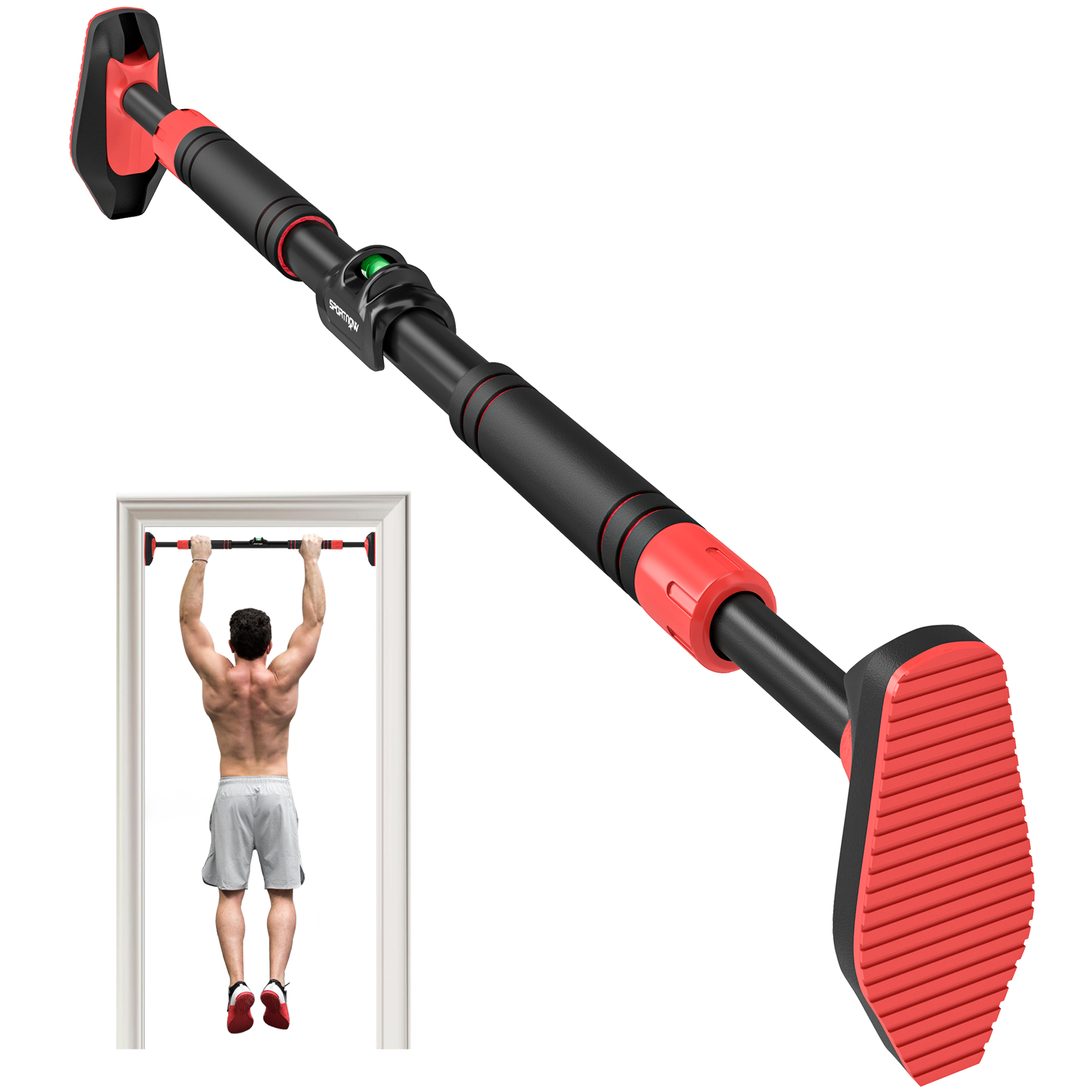SPORTEDGE Pull Up Bar Doorway No Screws, Max Load 200kg