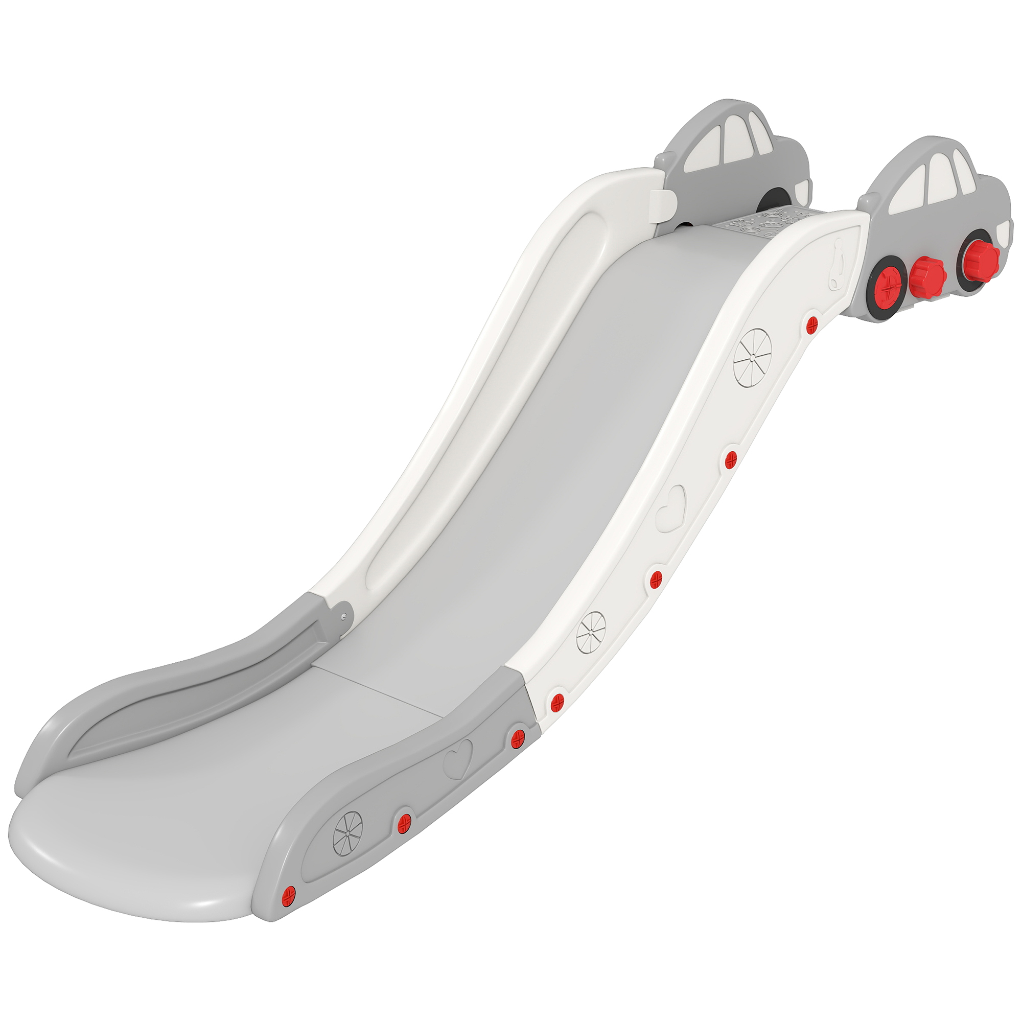 AIVAGO Kids Slide for Bed Sofa Extended Length Easy Assemble Store - Grey