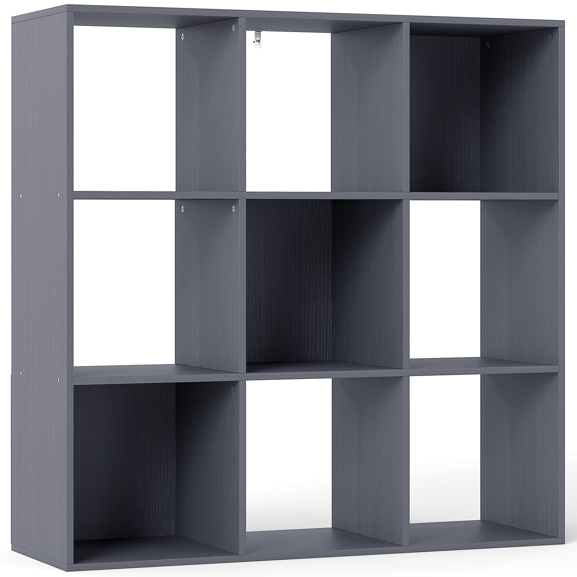 HERON Nine Cube Storage Shelf - Grey