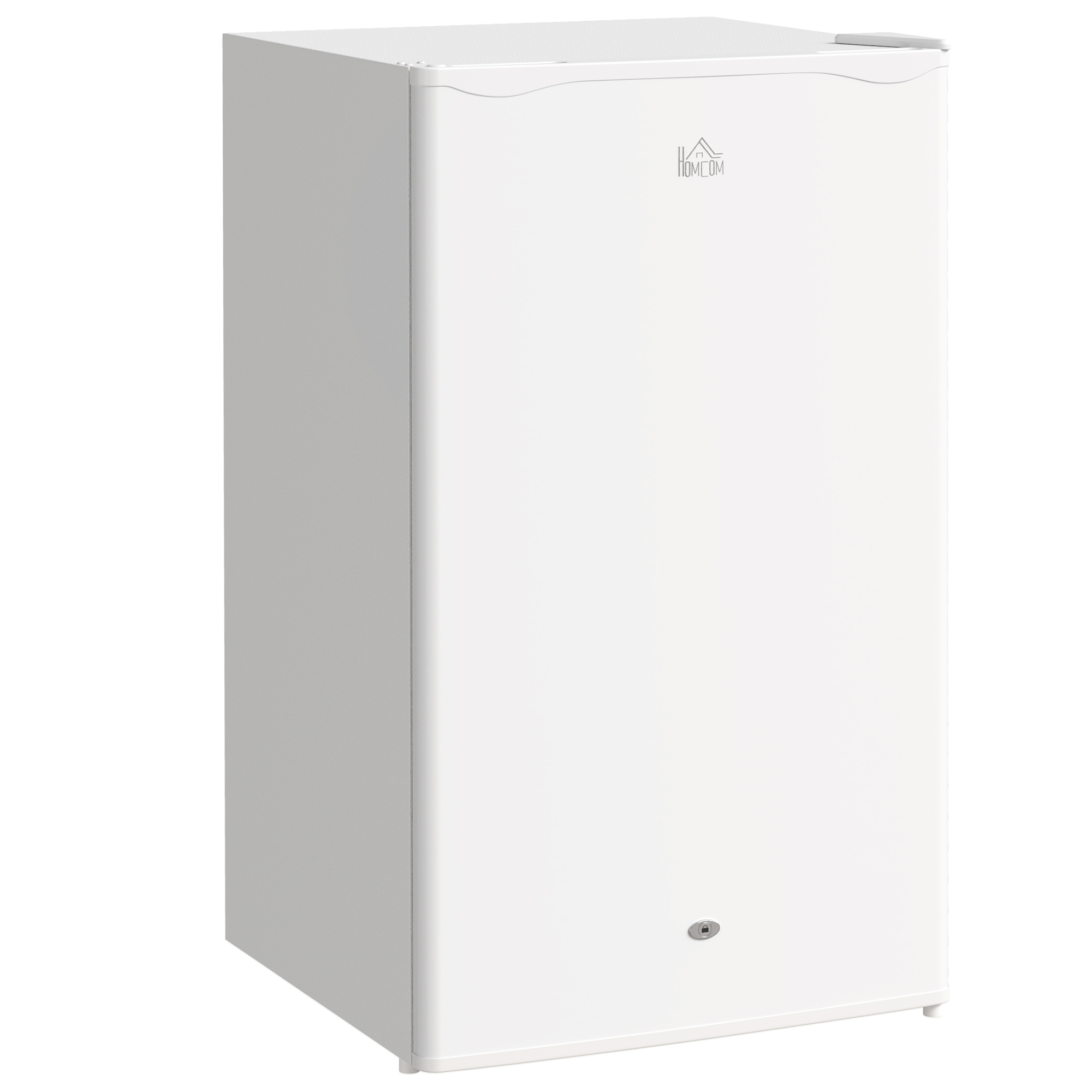 HERON 91L Freestanding Under-Counter Fridge with Lock - White