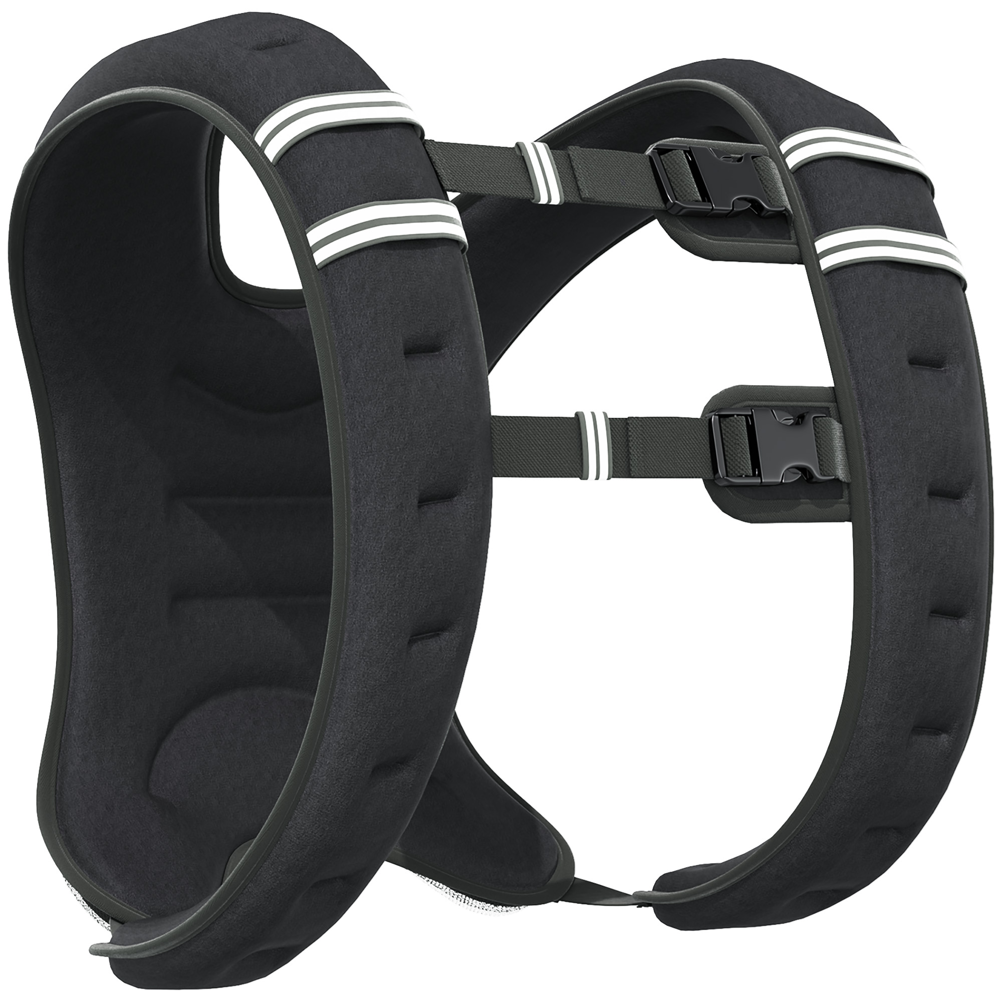 HERON Weighted Vest 10KG with Adjustable Straps, Pocket & Reflective Strips for Cardio Training