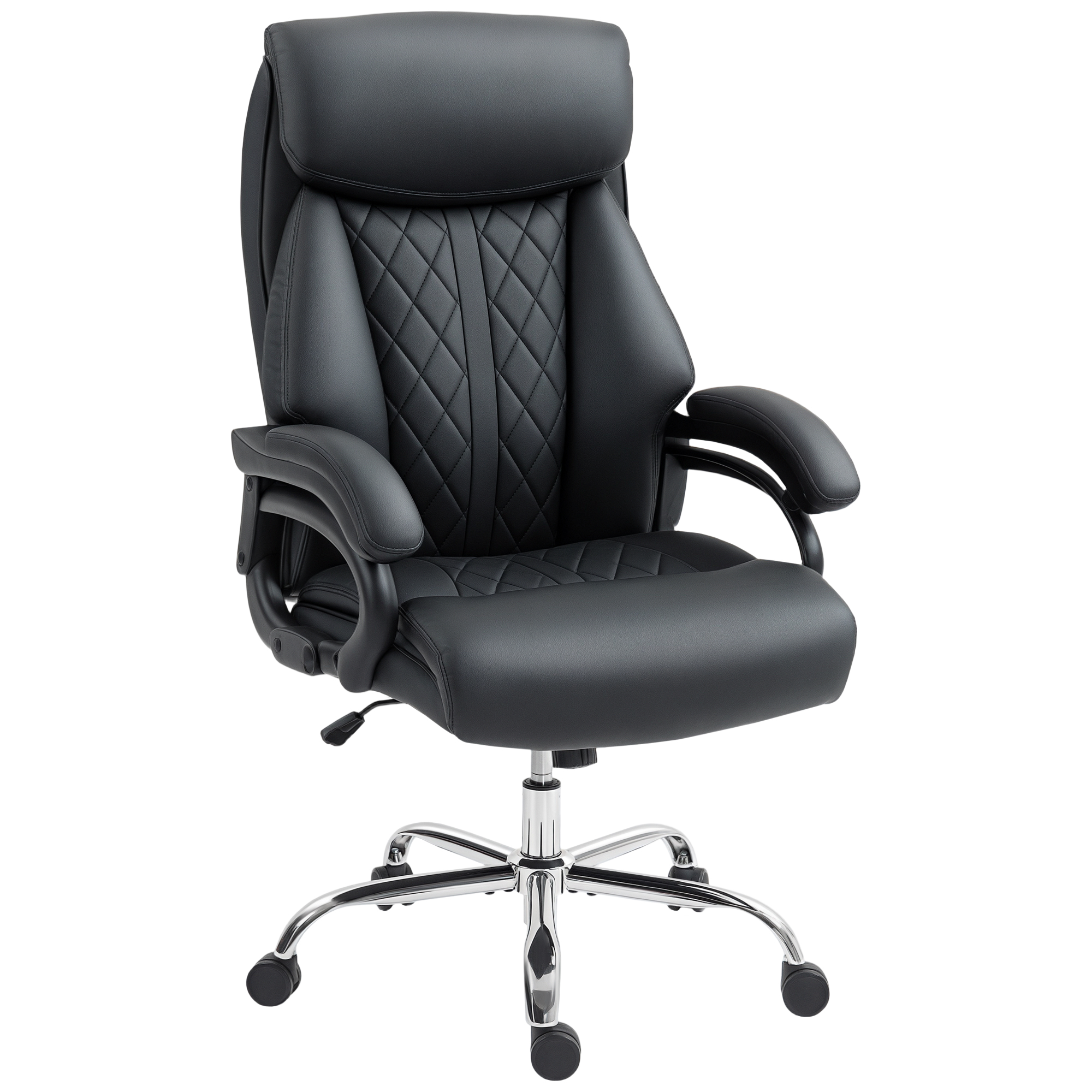 HERON Executive Office Chair Spring Padding - Black