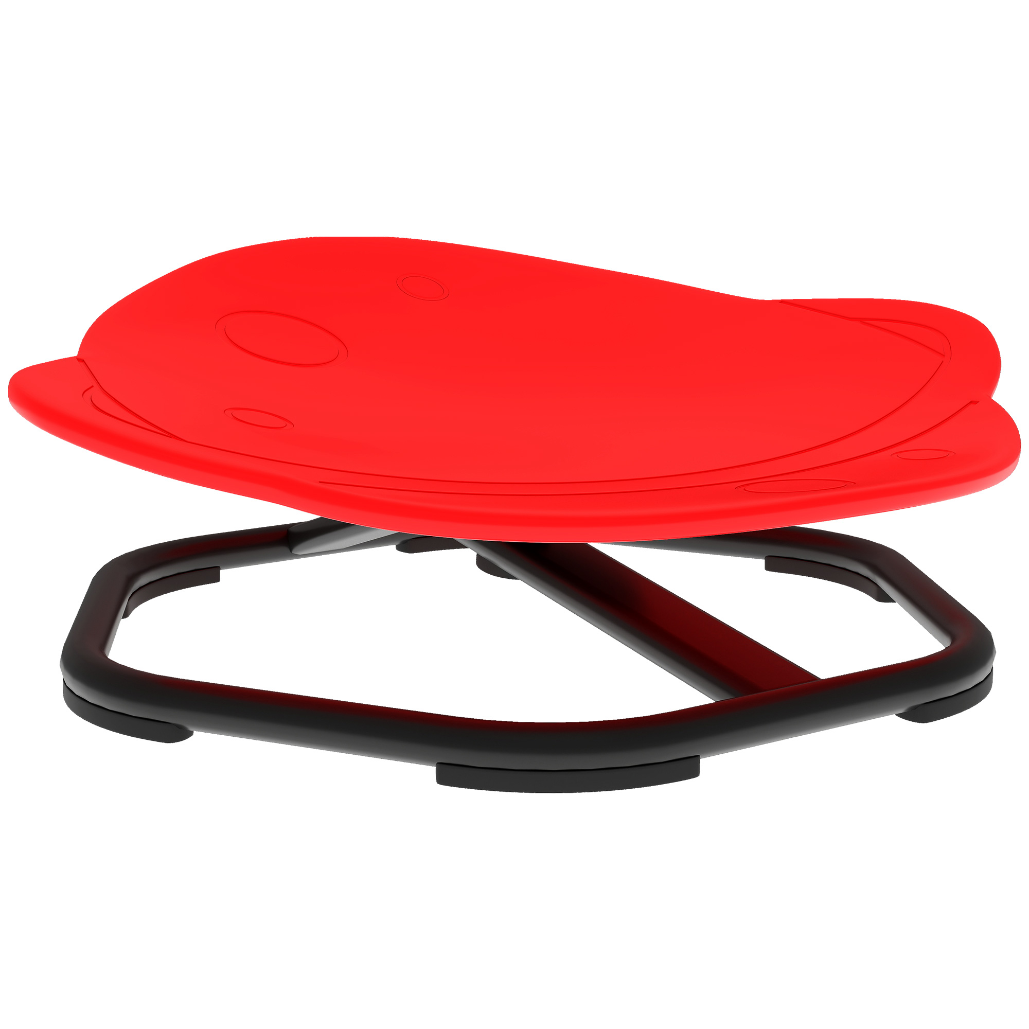 AIVAGO Planet Shaped Kids Swivel Chair Sensory Spinning for Balance - Red