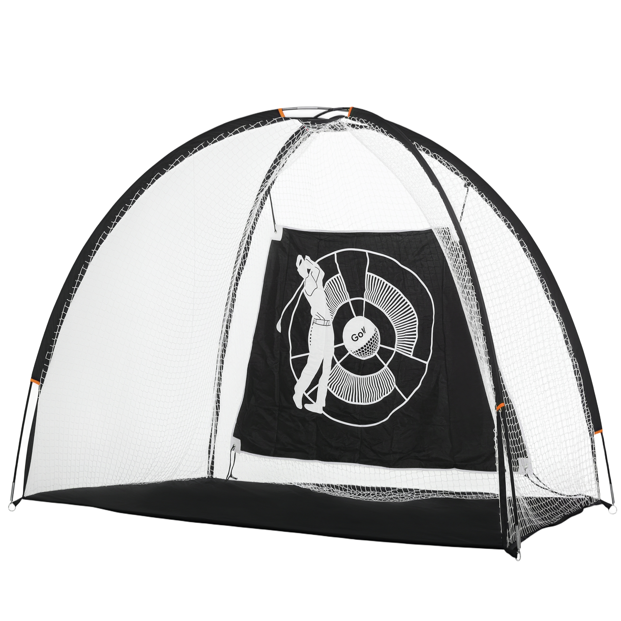 ALDERFIELD 2M Golf Practice Net with Target Cloth and Carry Bag