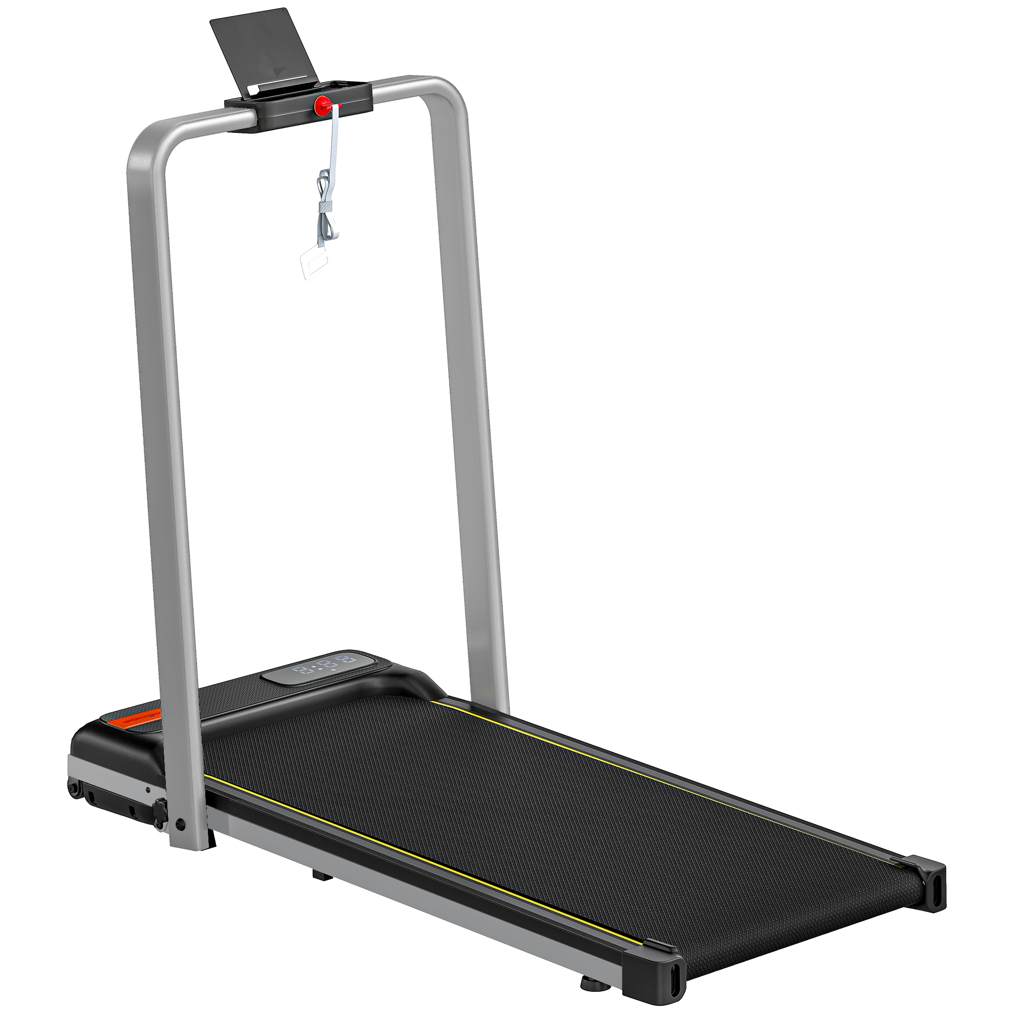 TAVERN Foldable Walking Treadmill Under Desk Running Pad - Silver