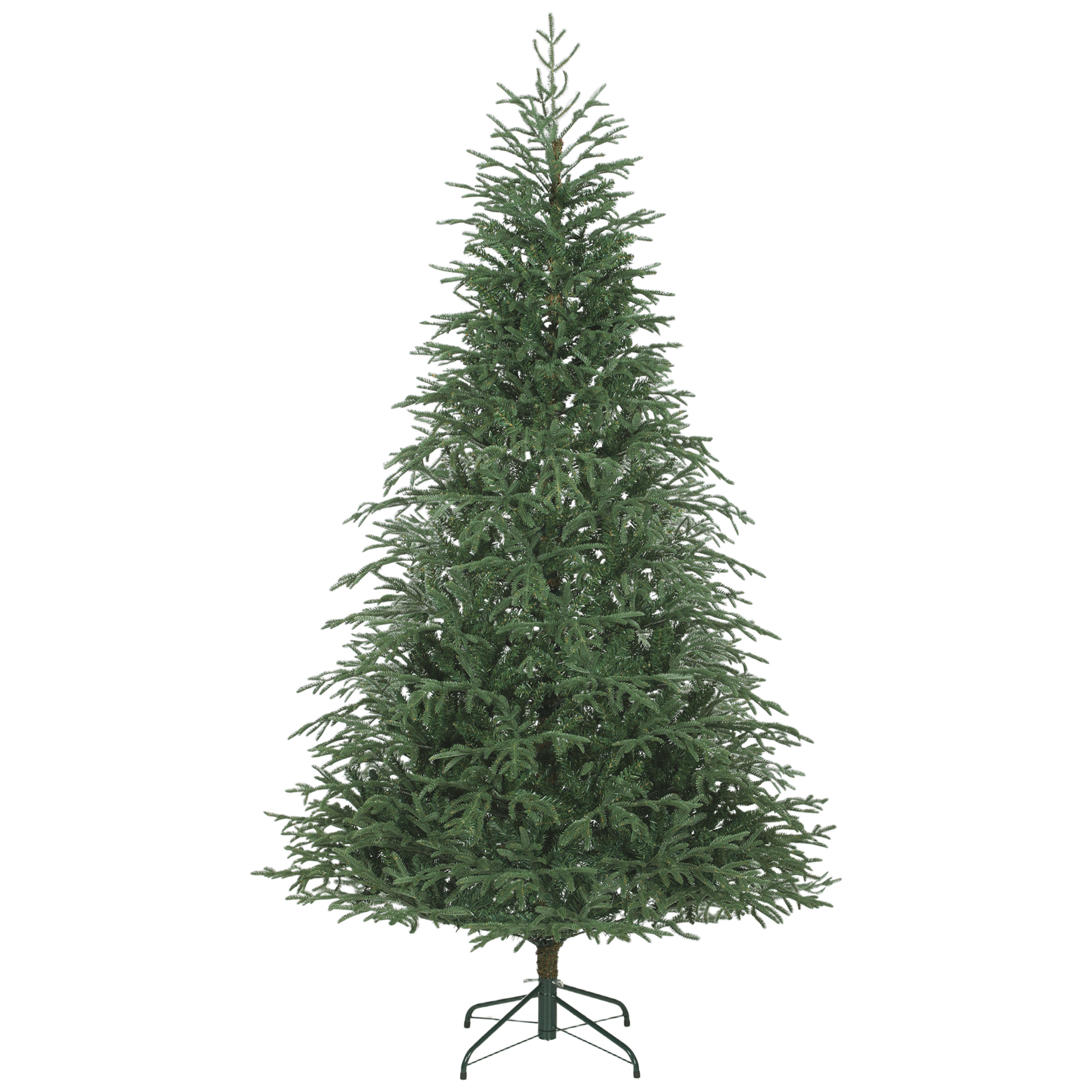 LUMRIC 7ft Full Spruce Christmas Tree Plastic Realistic Tips - Green