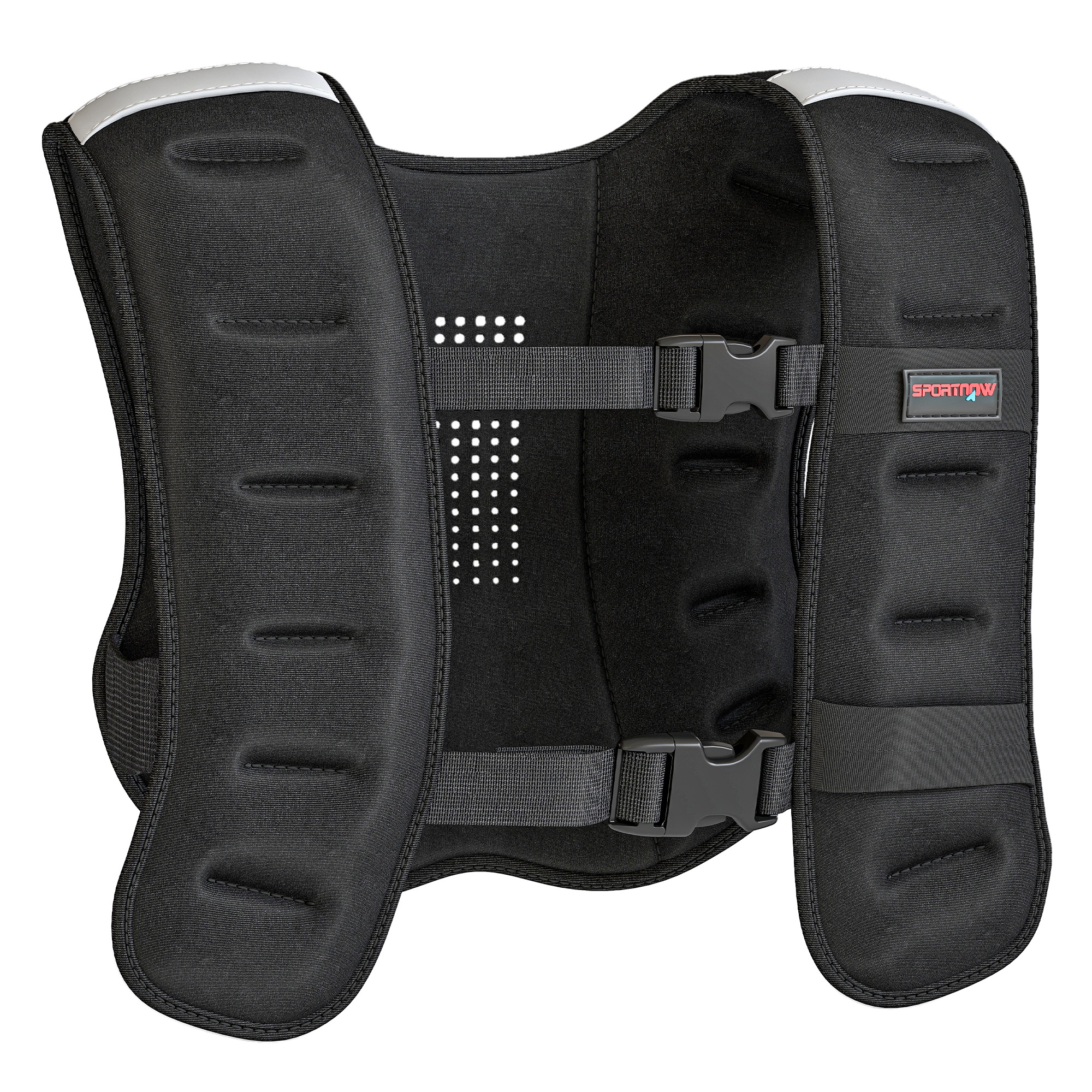 ORFELYTH 5KG Weighted Vest with Adjustable Strap - Black