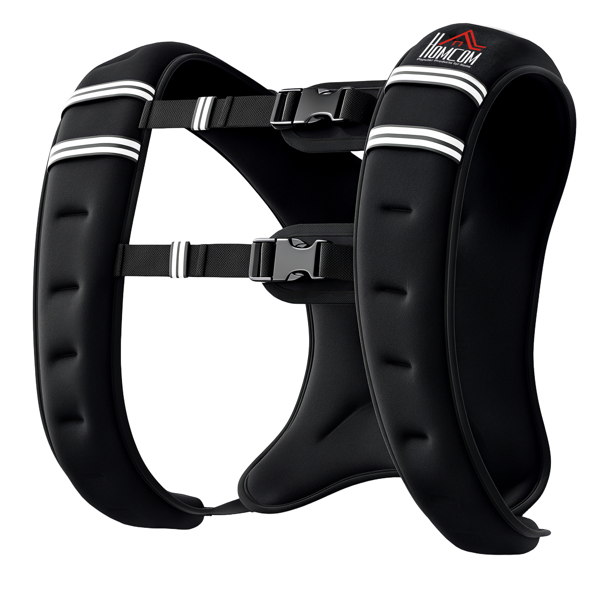 DRENDELL 8KG Weighted Vest with Adjustable Strap - Black
