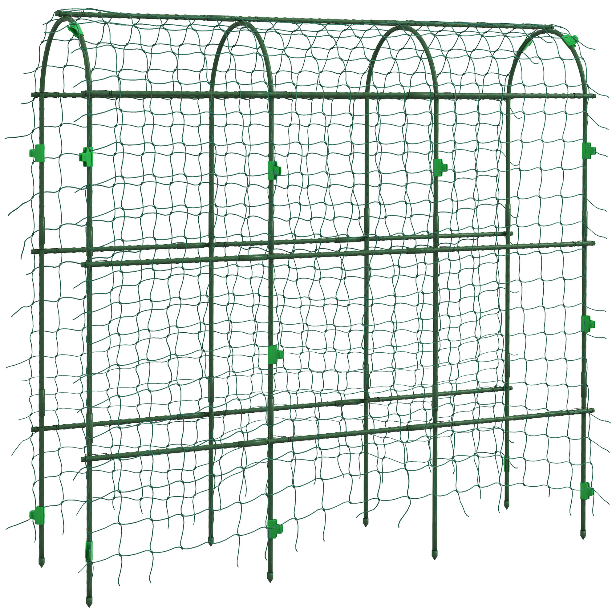 SERAUX PE Metal Garden Trellis - Green