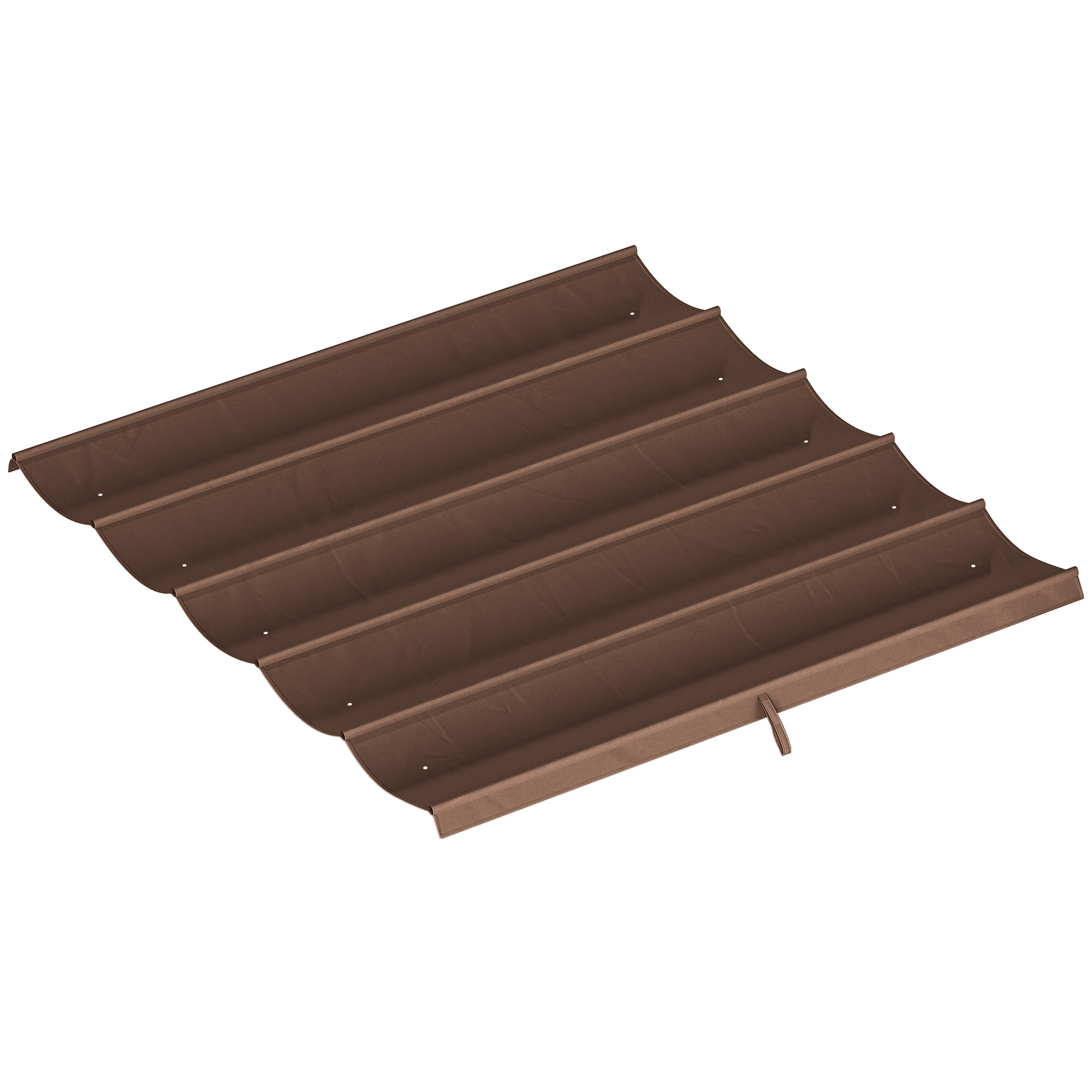 ELVON Polyester Pergola Replacement Cover - Brown