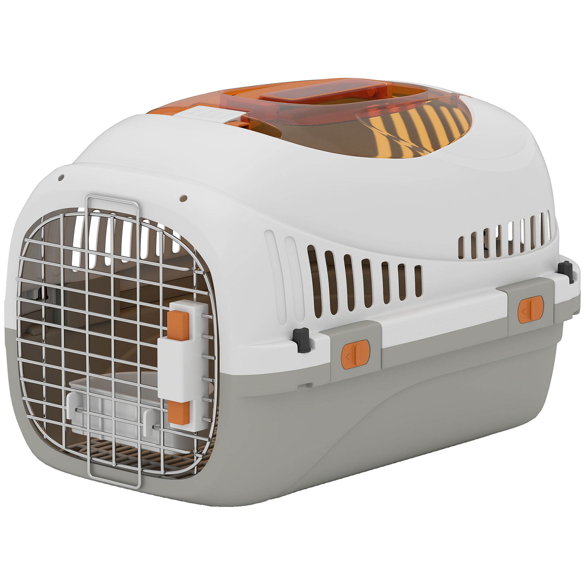 NOIAUX Metal Pet Carrier - Light Grey