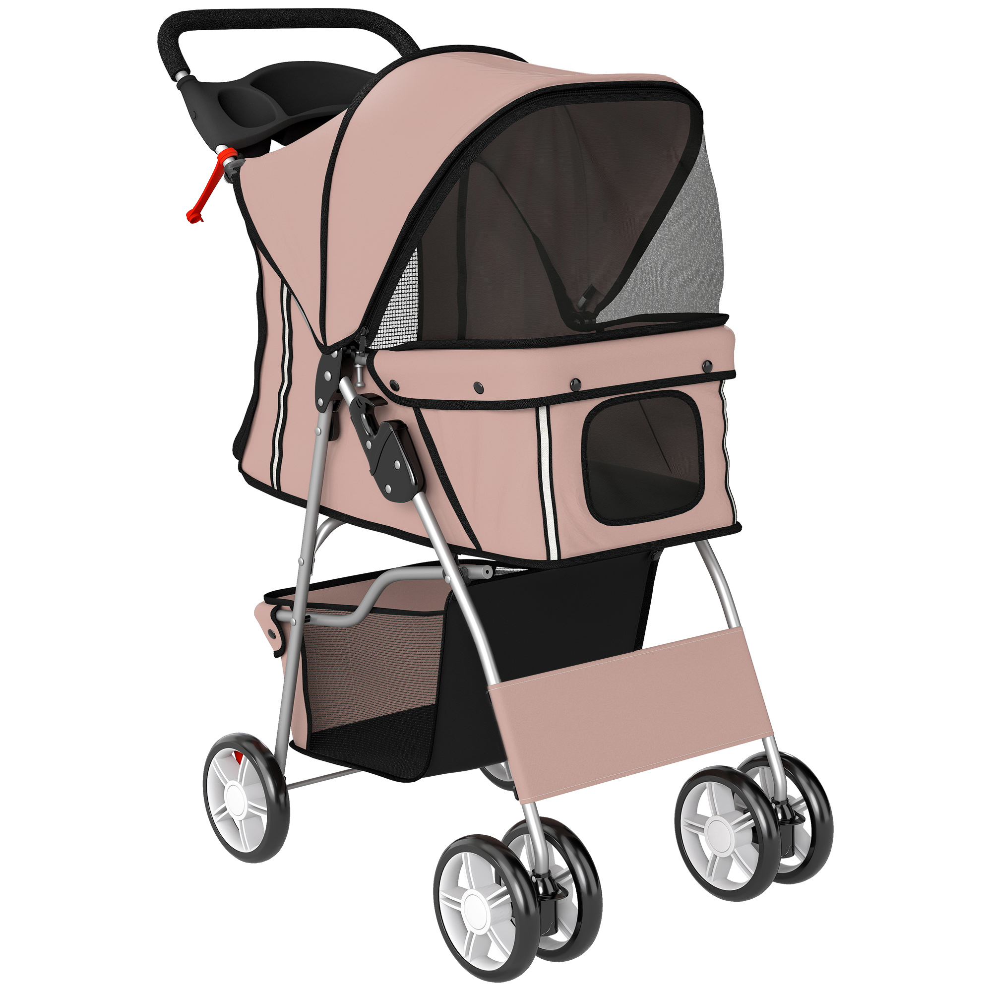 NOIORE Metal Pet Stroller - Brown