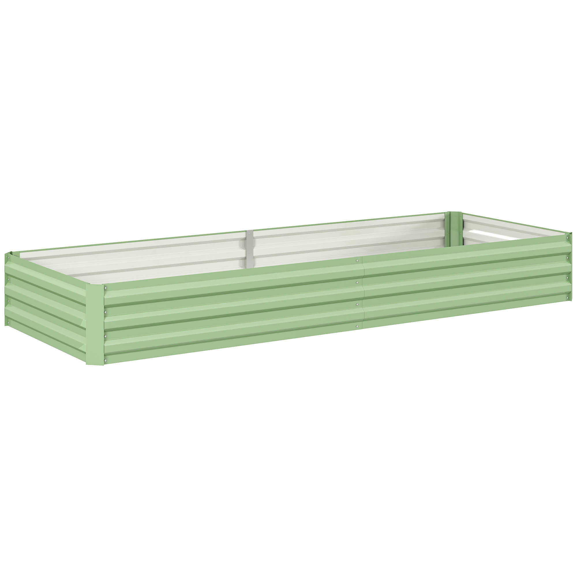 CASTREX Metal Metal Raised Garden Bed - Light Green