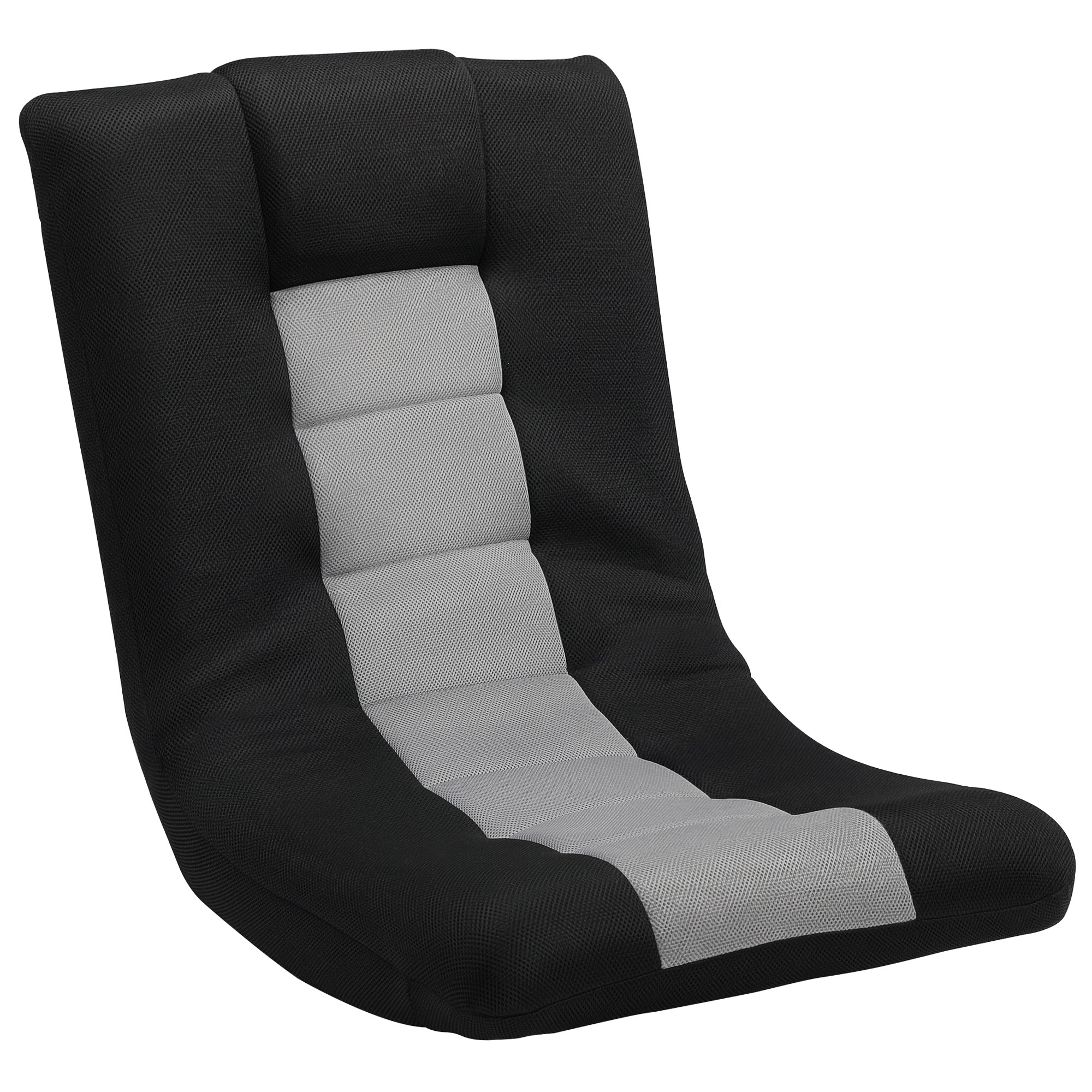 NOVARI Metal Folding Floor Chair - Black