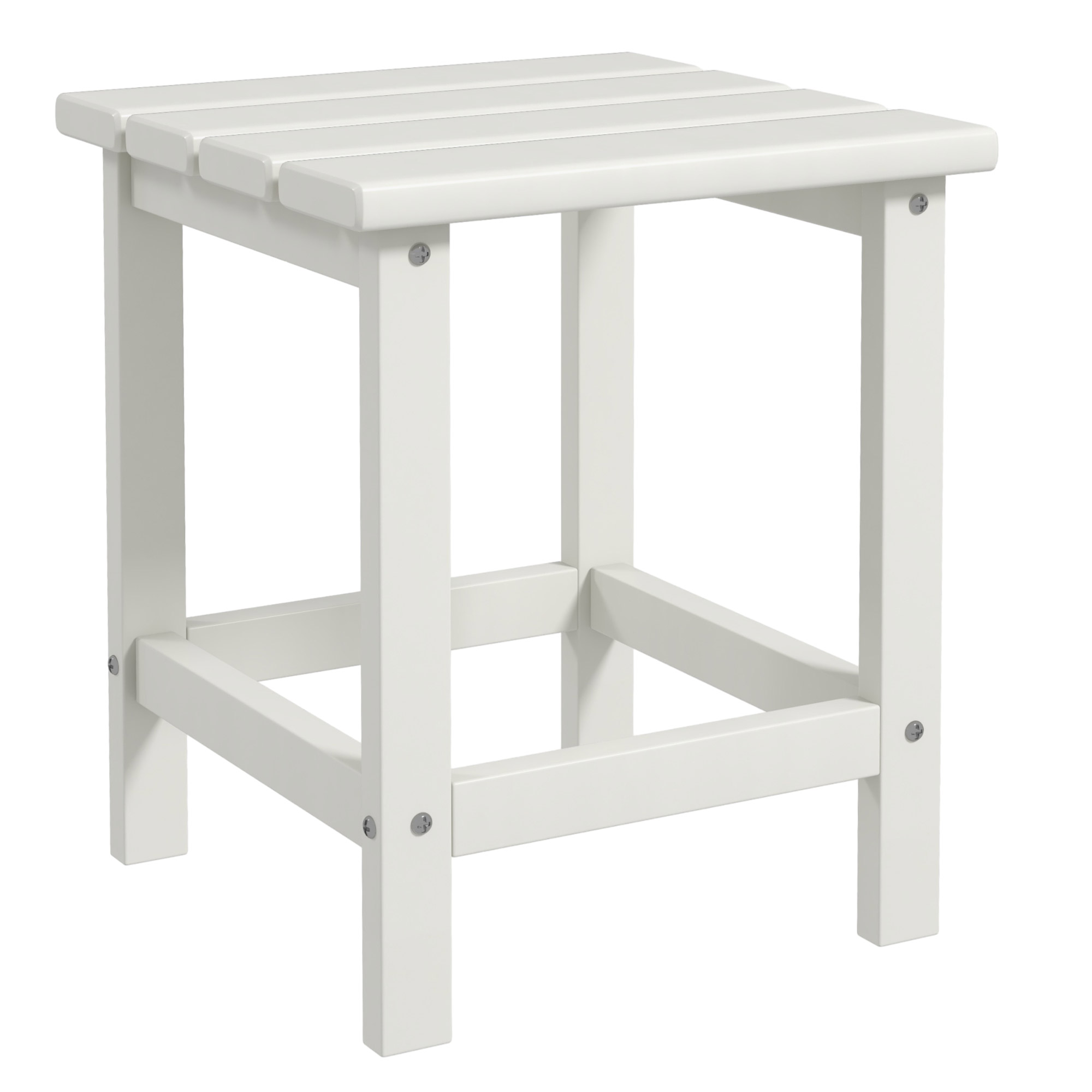 ELVARA Wooden Outdoor Coffee Table - White