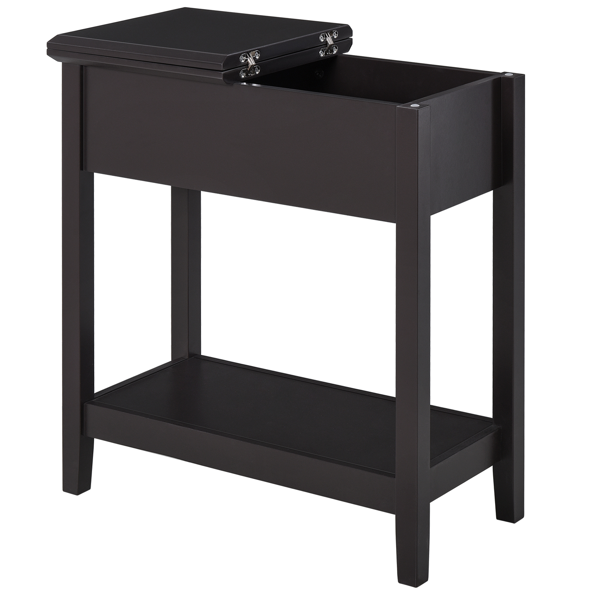 LUXON Wooden Side Table - Medium Wood