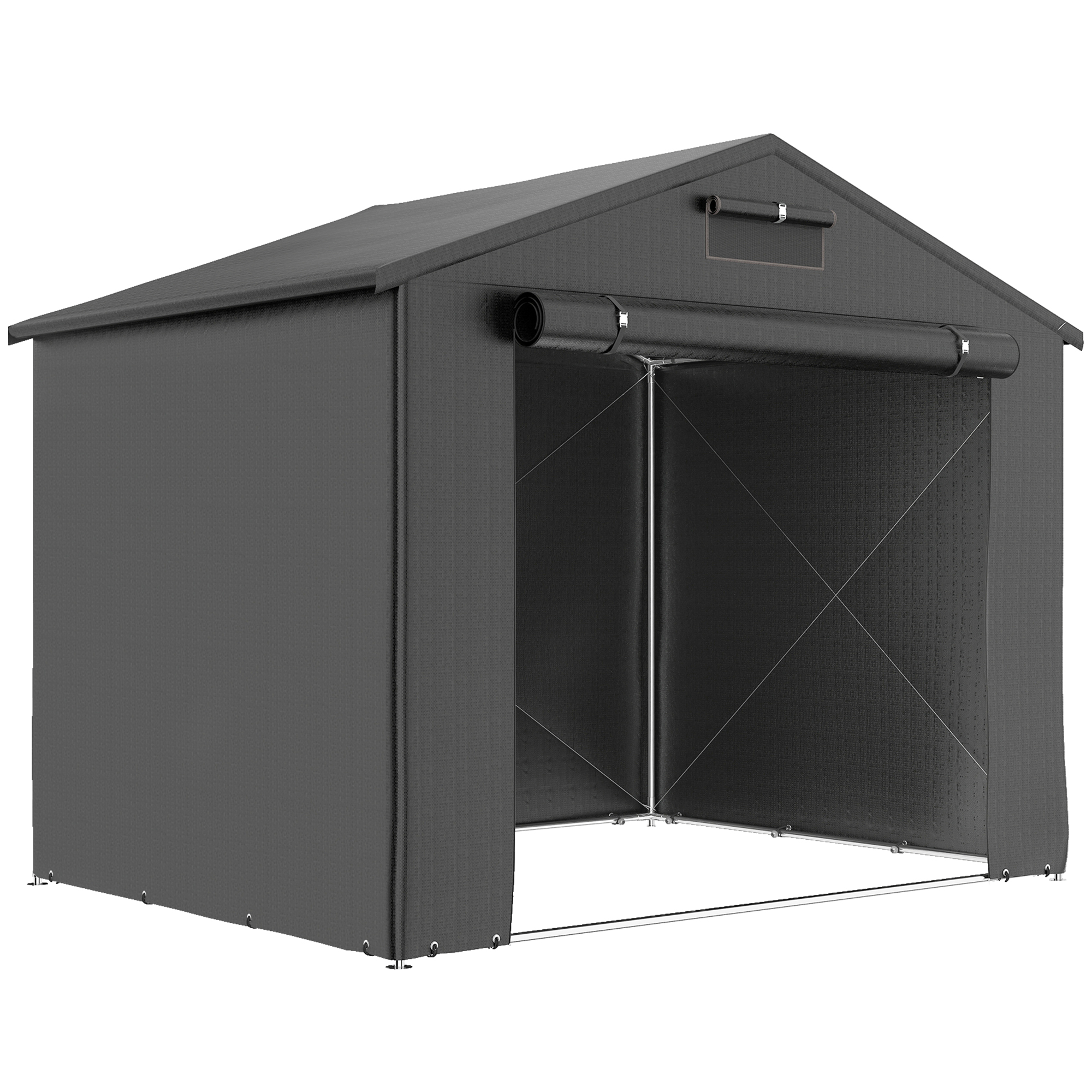 ORAIVO PE Garden Storage Tent - Dark Grey