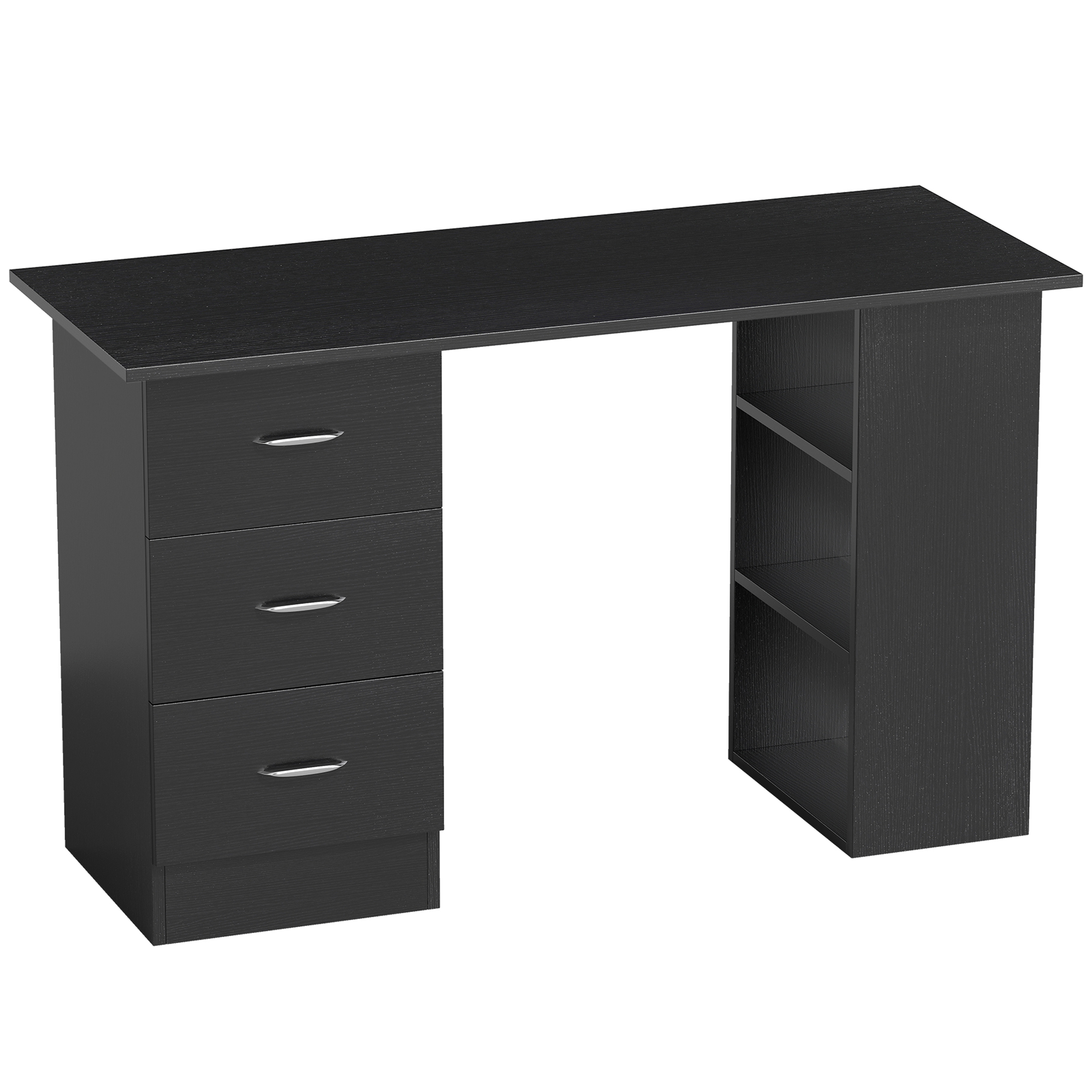 VELIS Wooden Computer Desk - Black