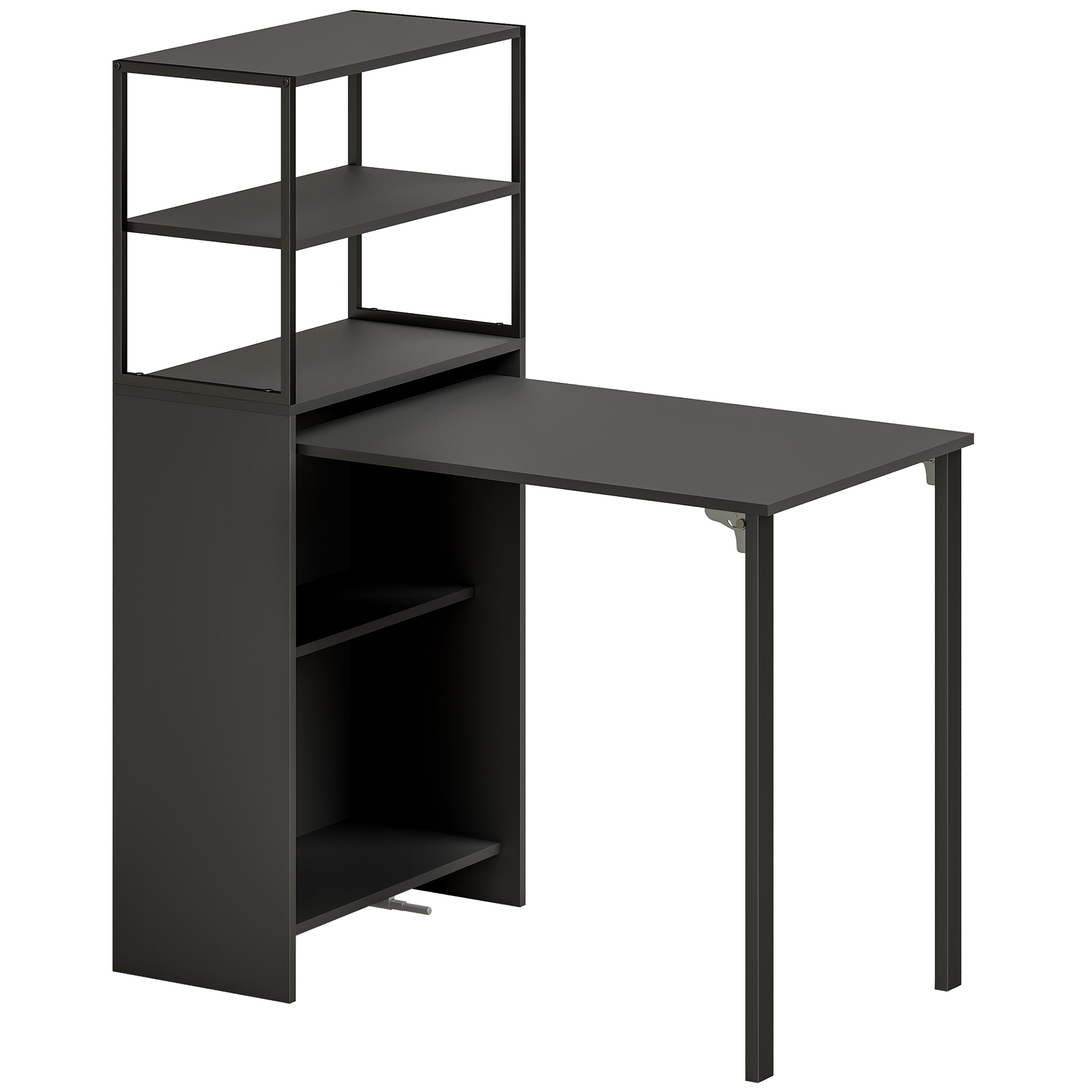 REGREG Wooden Folding Work Table - Black