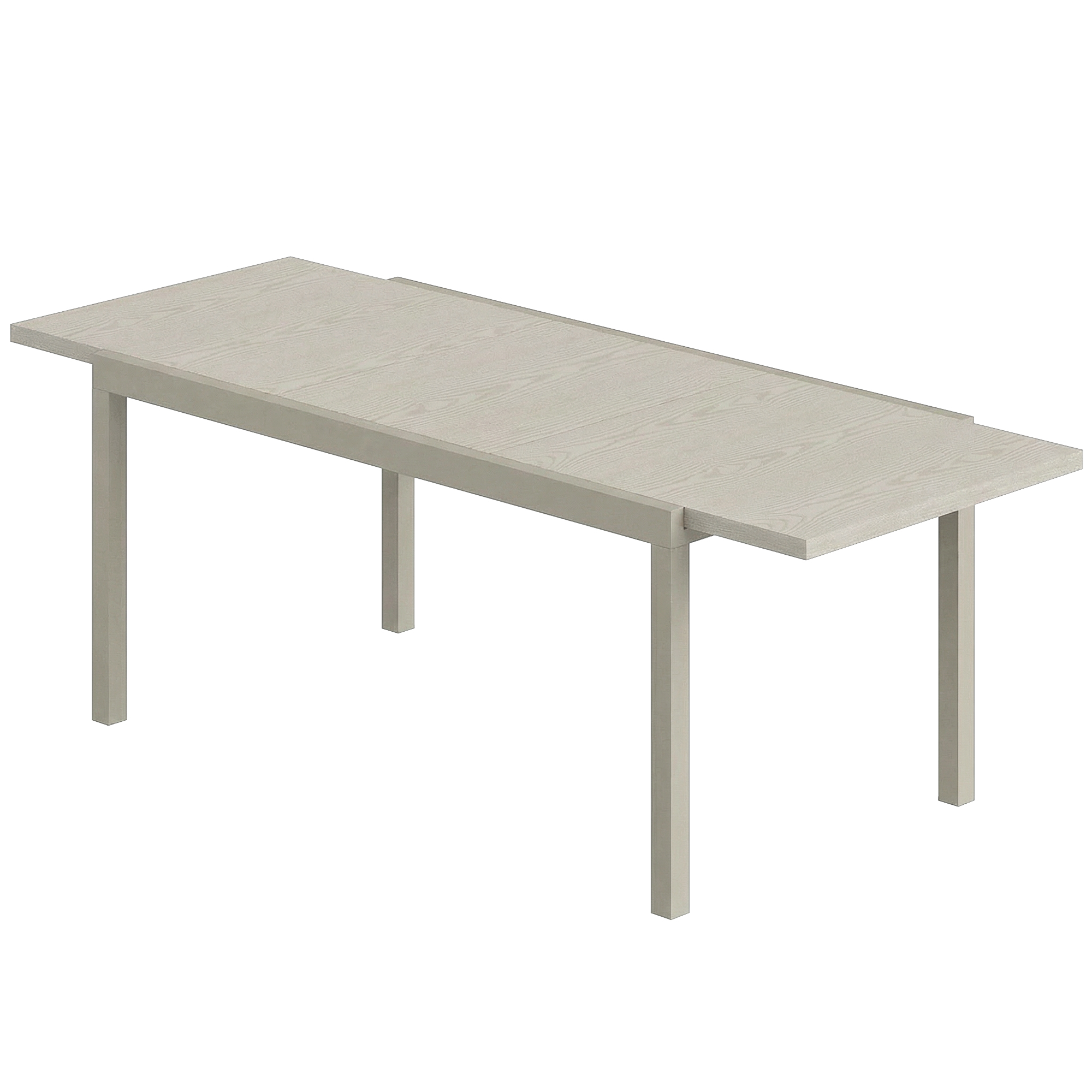 Norara Light Grey Steel Dining Table - 85cm