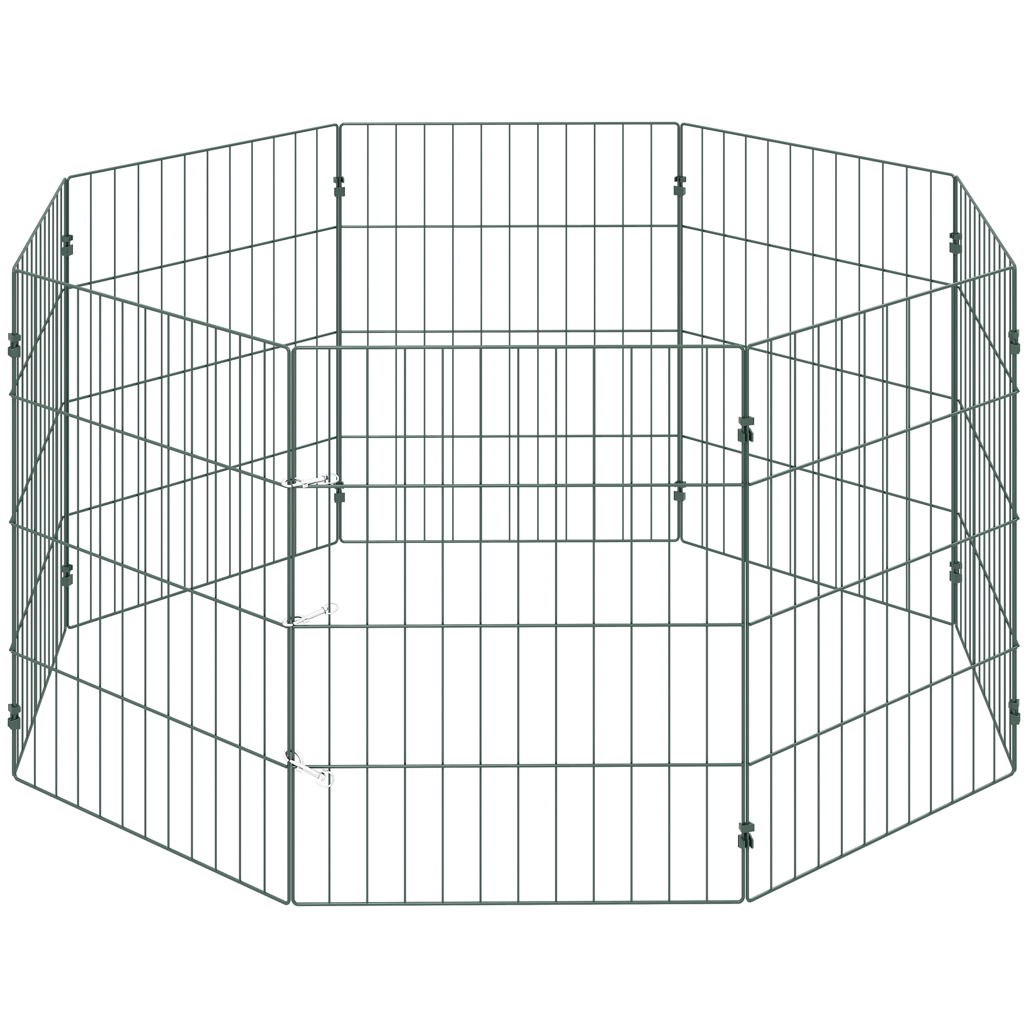 Wexglen Green Steel Pet Cage - 60cm