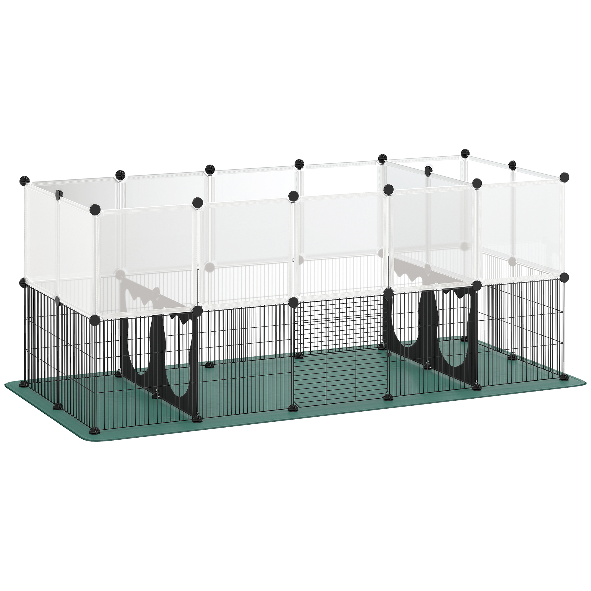 Wexix Black Fabric Small Animal Cage - 70cm