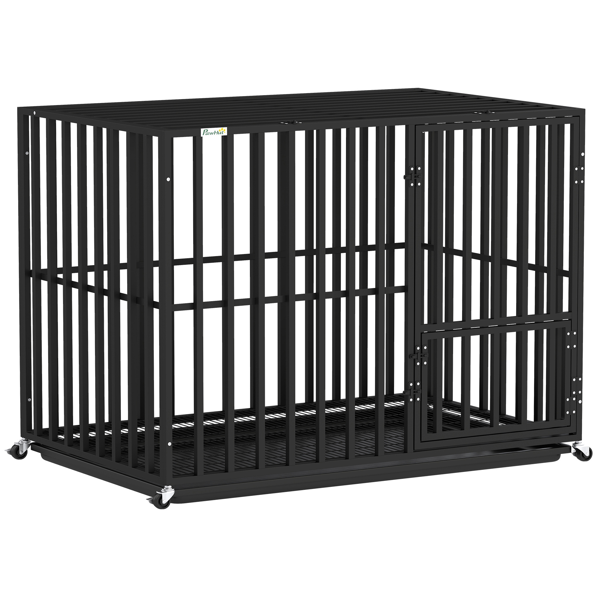 Harheir Black Steel Pet Cage - 69cm
