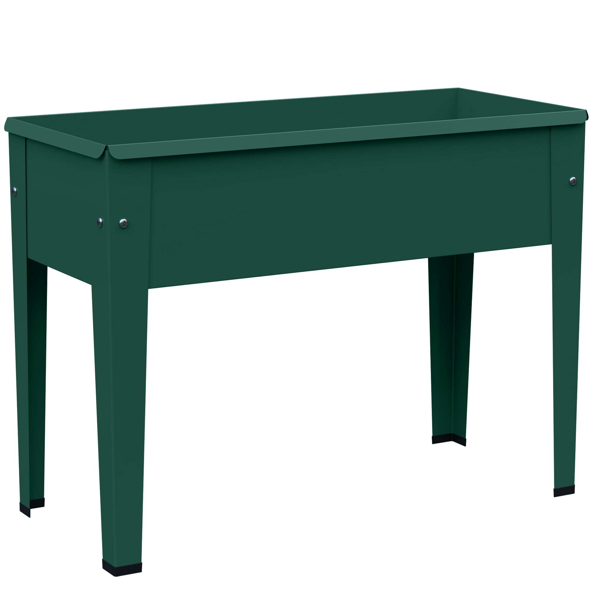 Bricour Green Metal Raised Planter - 27cm