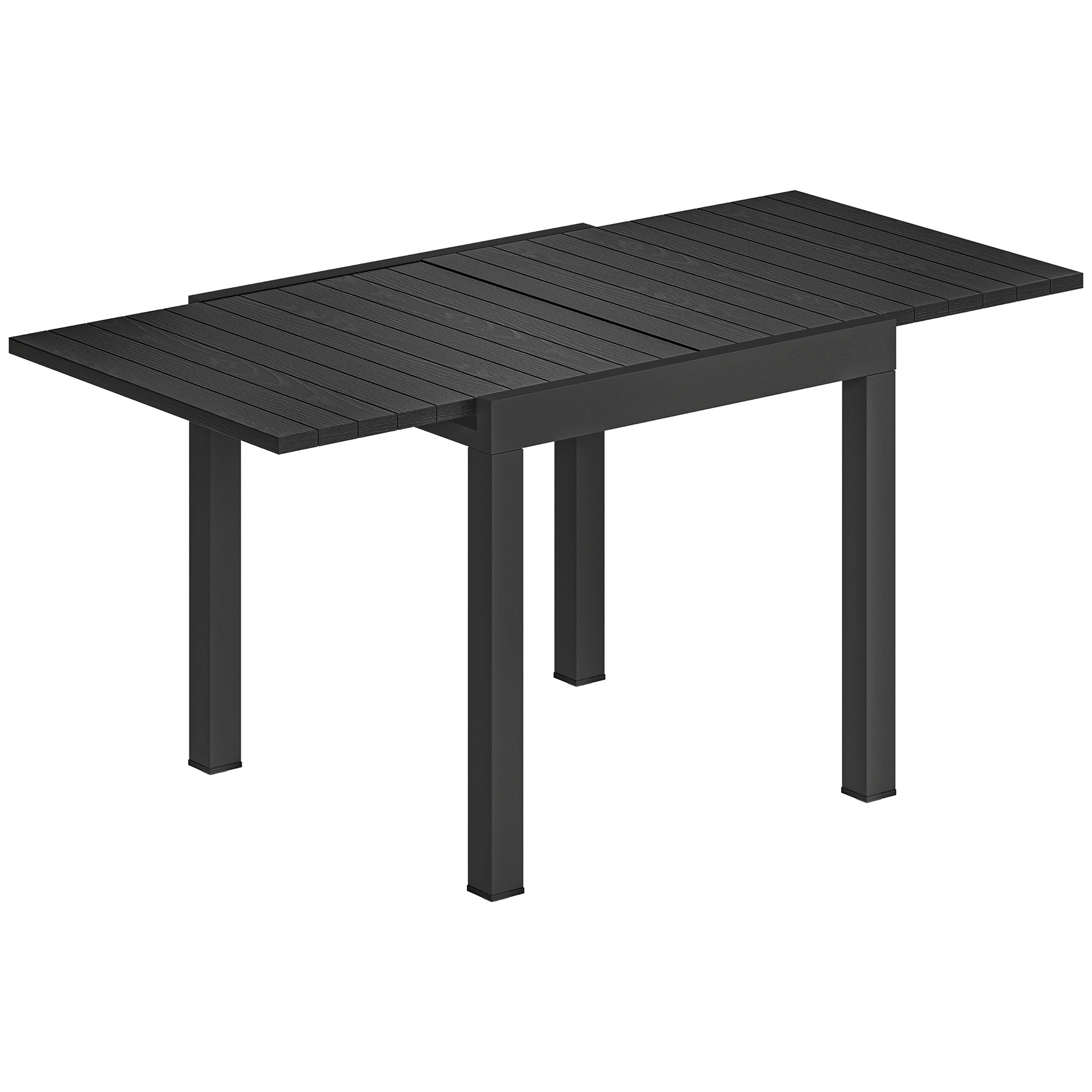 Kenis Black Aluminium Dining Table - 80cm