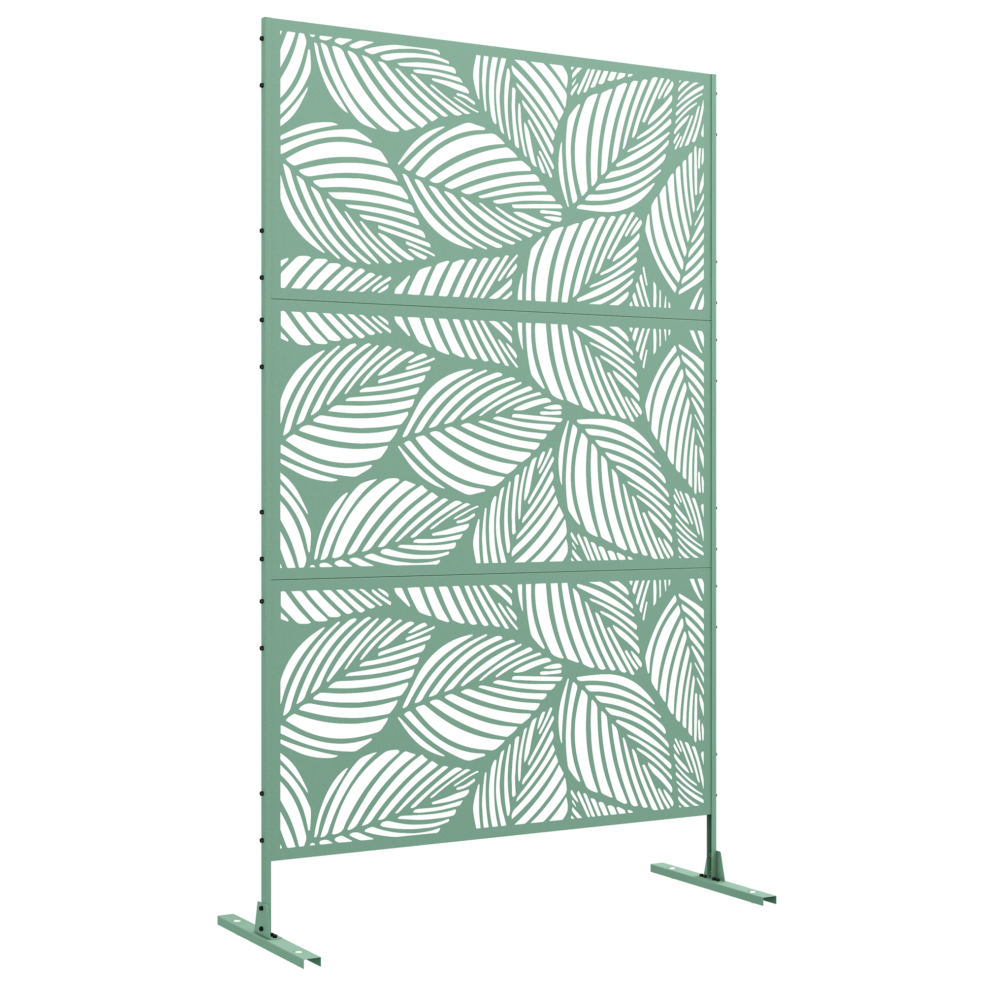 Belmont Green Steel Outdoor Privacy Screen - 122cm