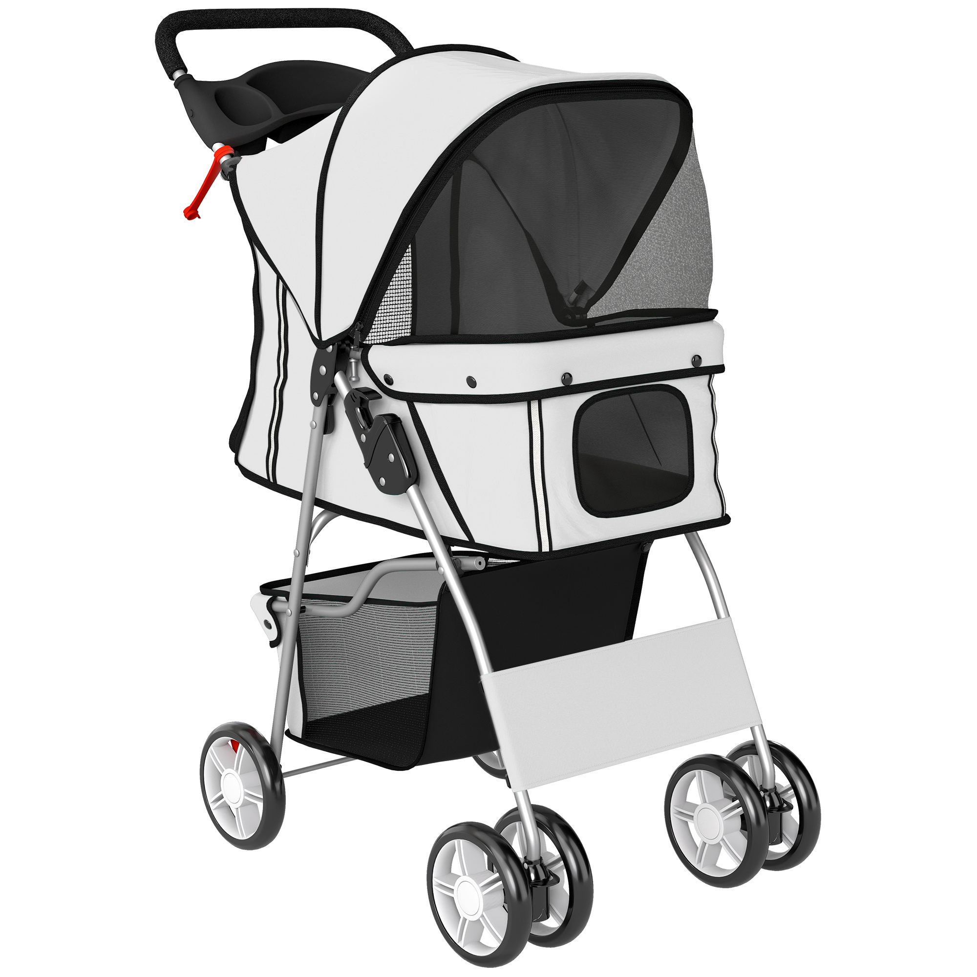 Dalglen Grey Steel Pet Stroller - 44cm
